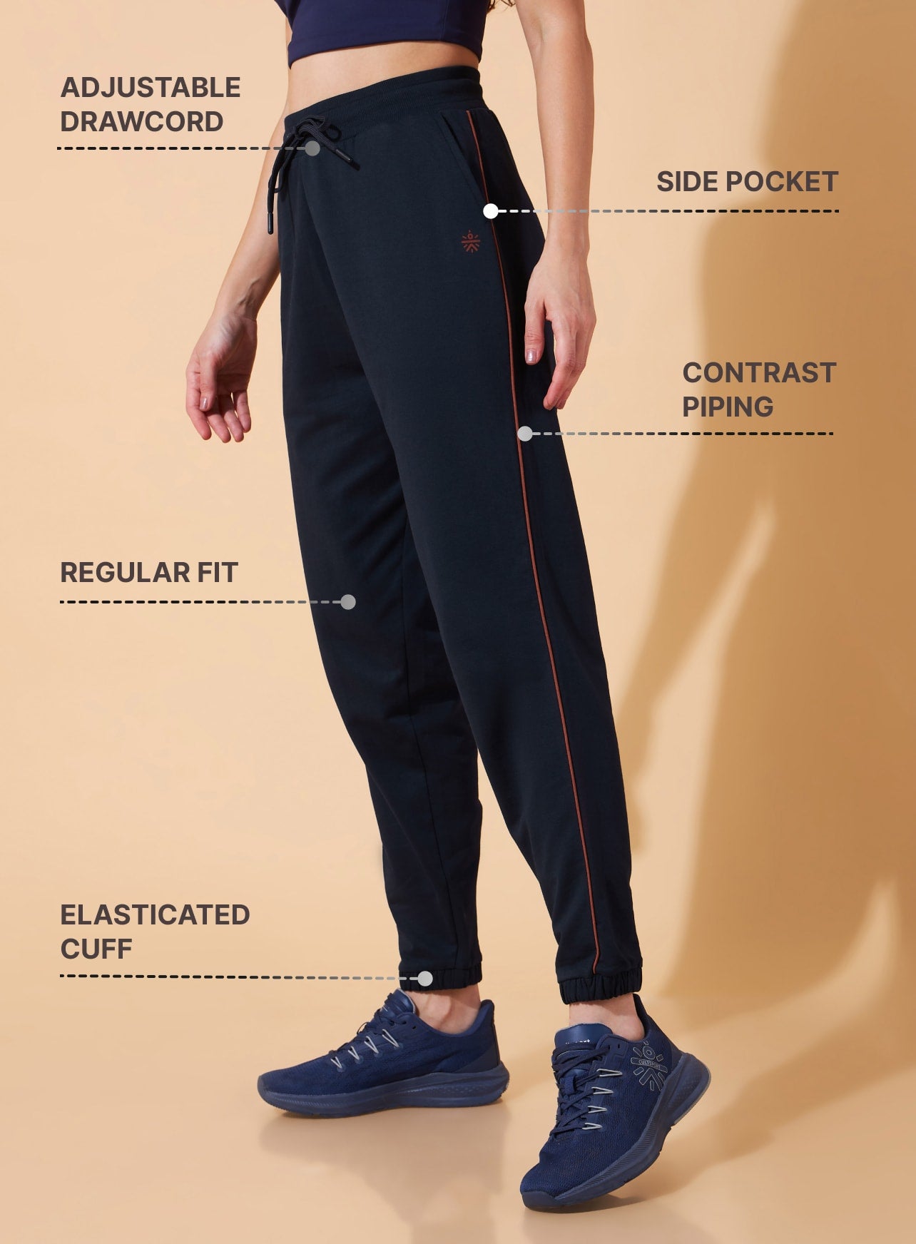 Women Navy Anyday Anywhere Joggers