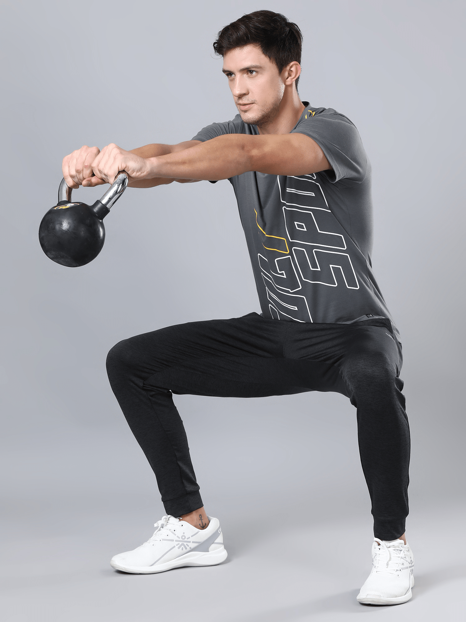 Flydry Cotton GreyStone Workout Tee