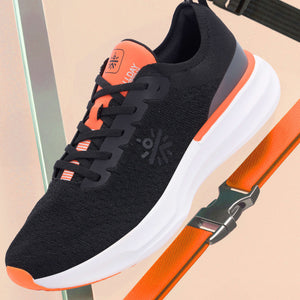 cult Versa Fly Men Running Shoes - Black/Orange