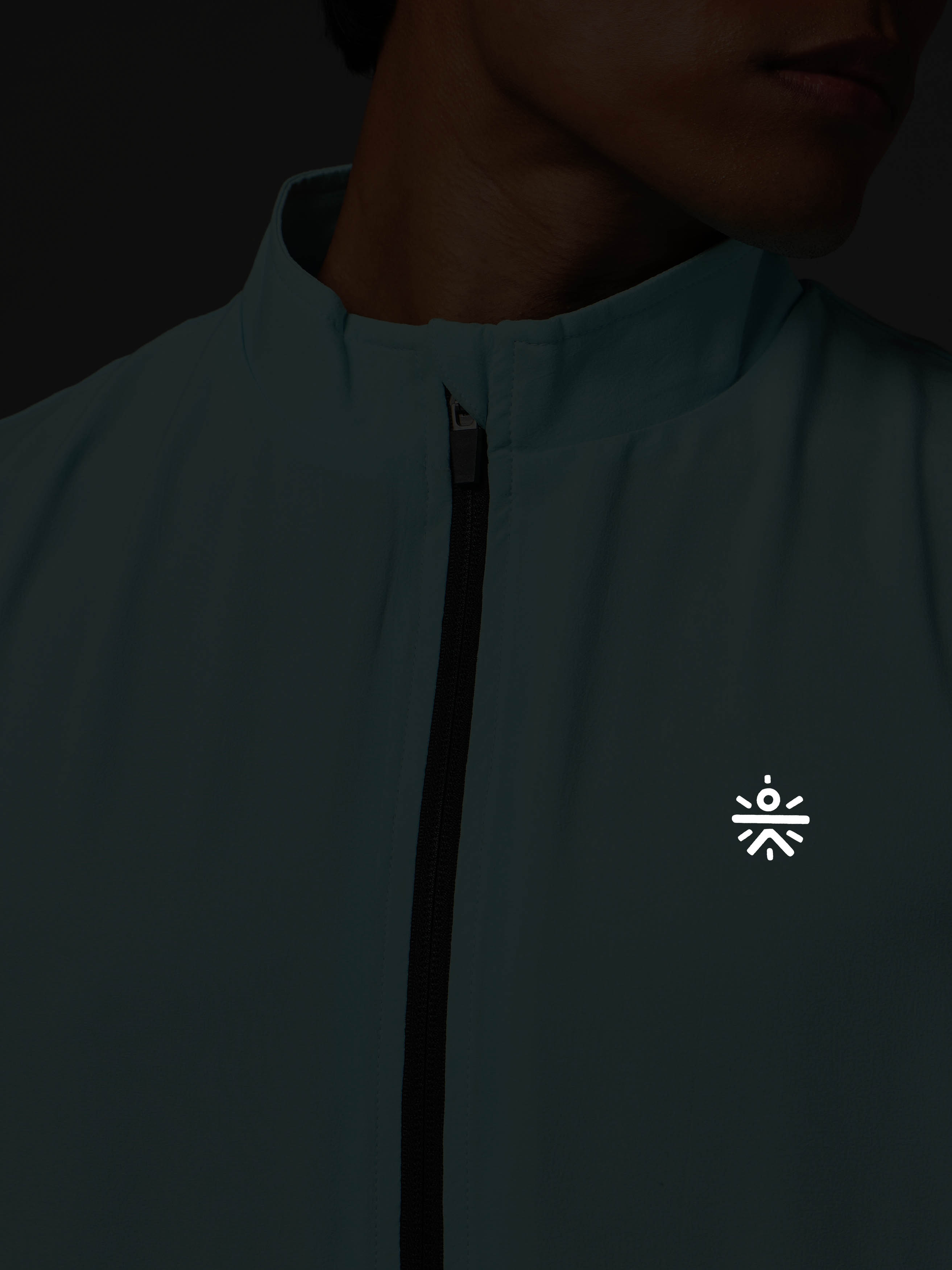 Dawn to Dusk SkyBlue Running Gillet