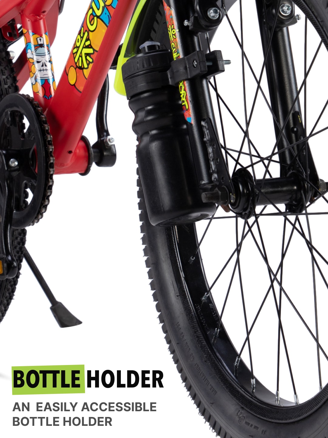 Skater 20T Steel Frame Kids Bike Red