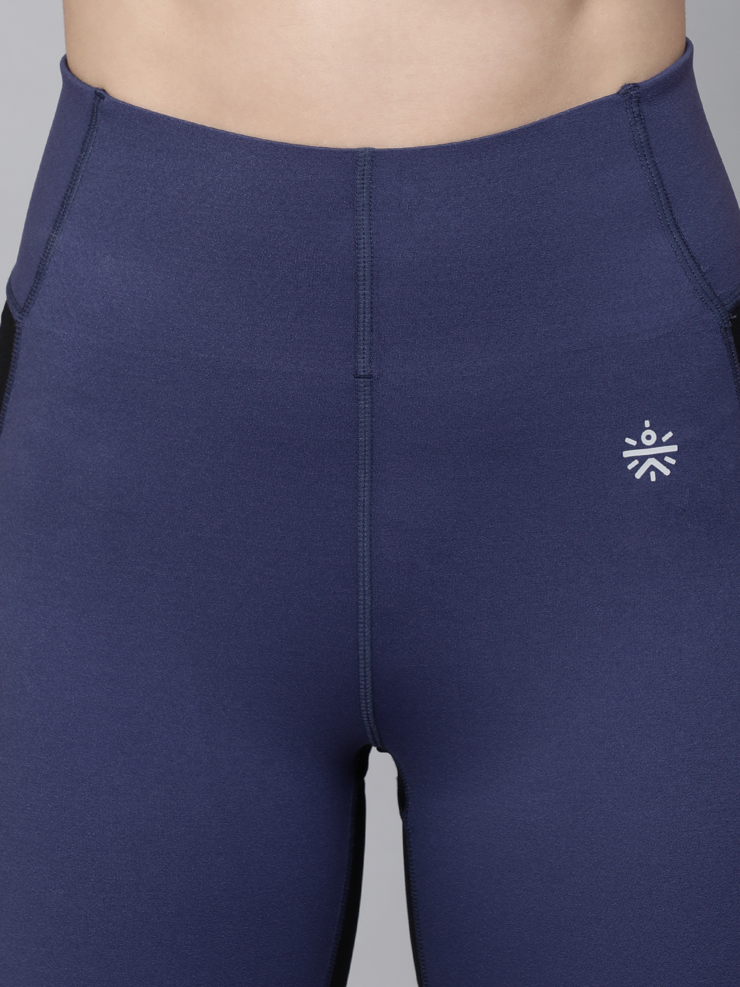 AbsoluteFit Enhance Black+Navy Workout Leggings