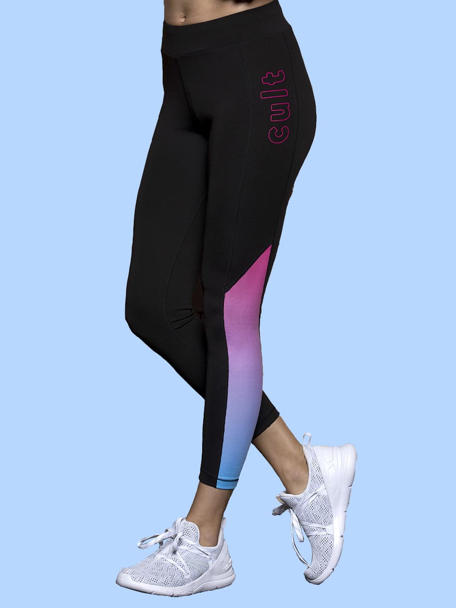Women Signature Mid Pink Radiant Leggings
