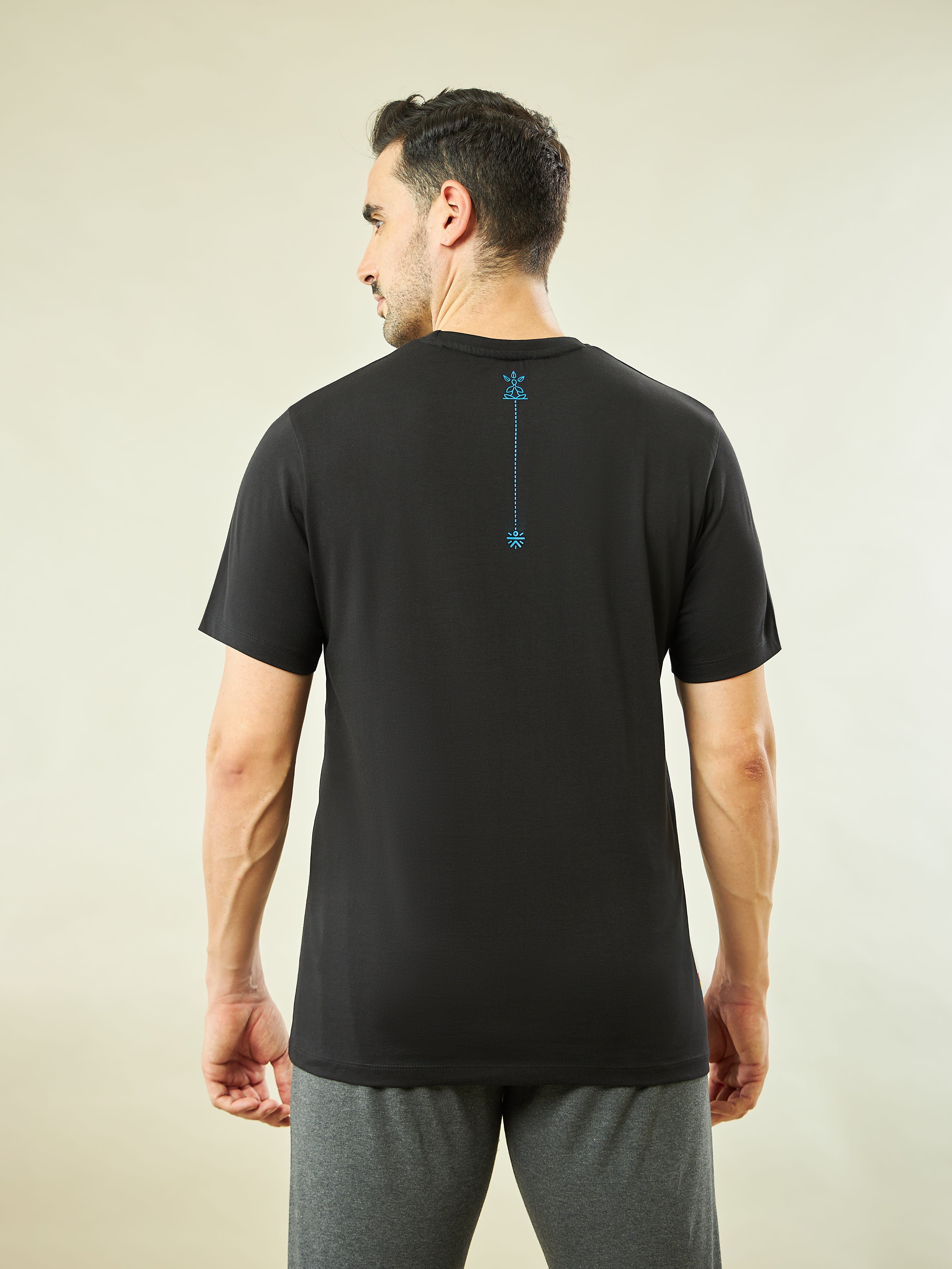 Logo Print Yoga T-shirt