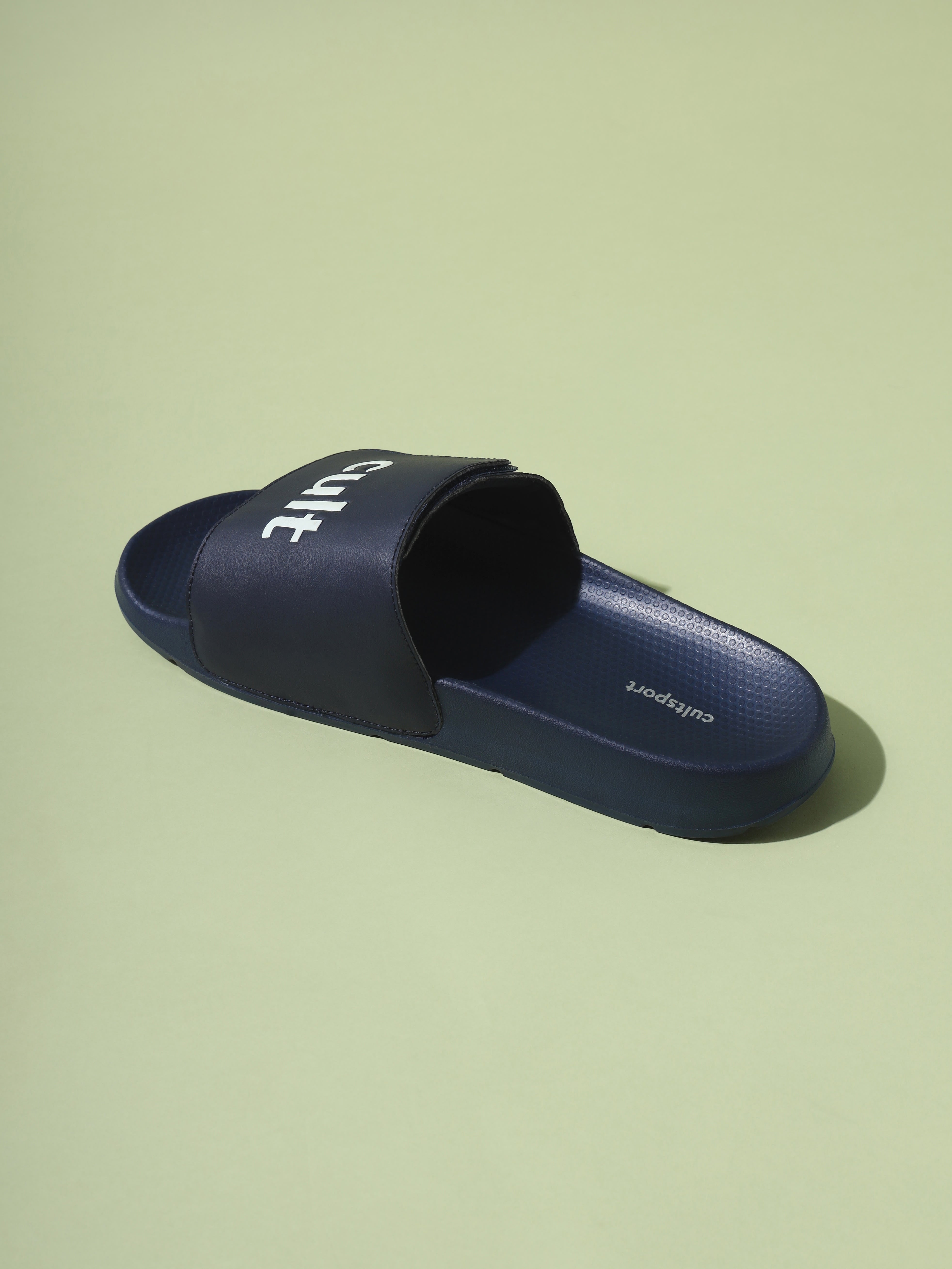 cult Locomo Navy Men Slides