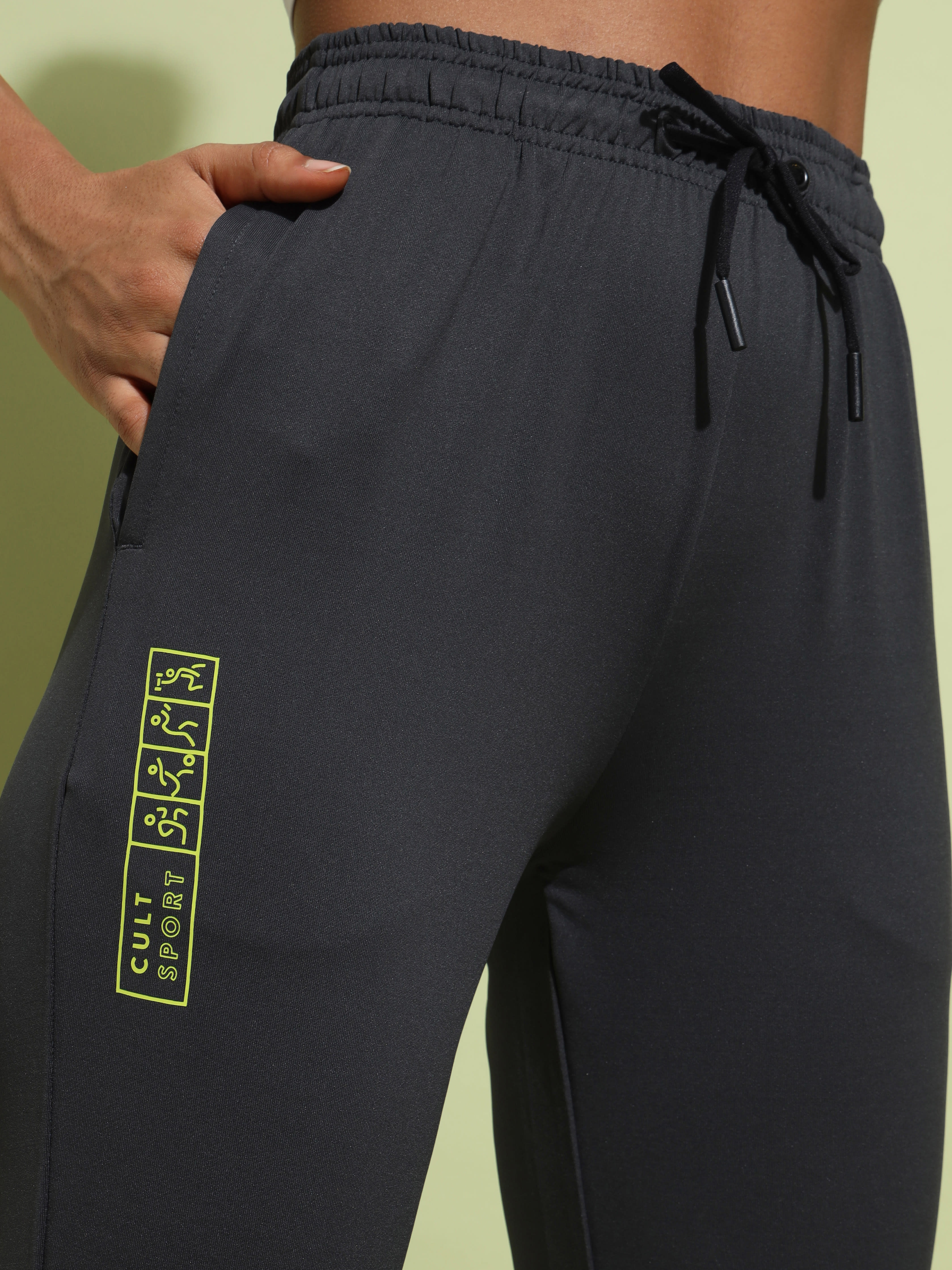 Athletic Jogger with Side Placement Print