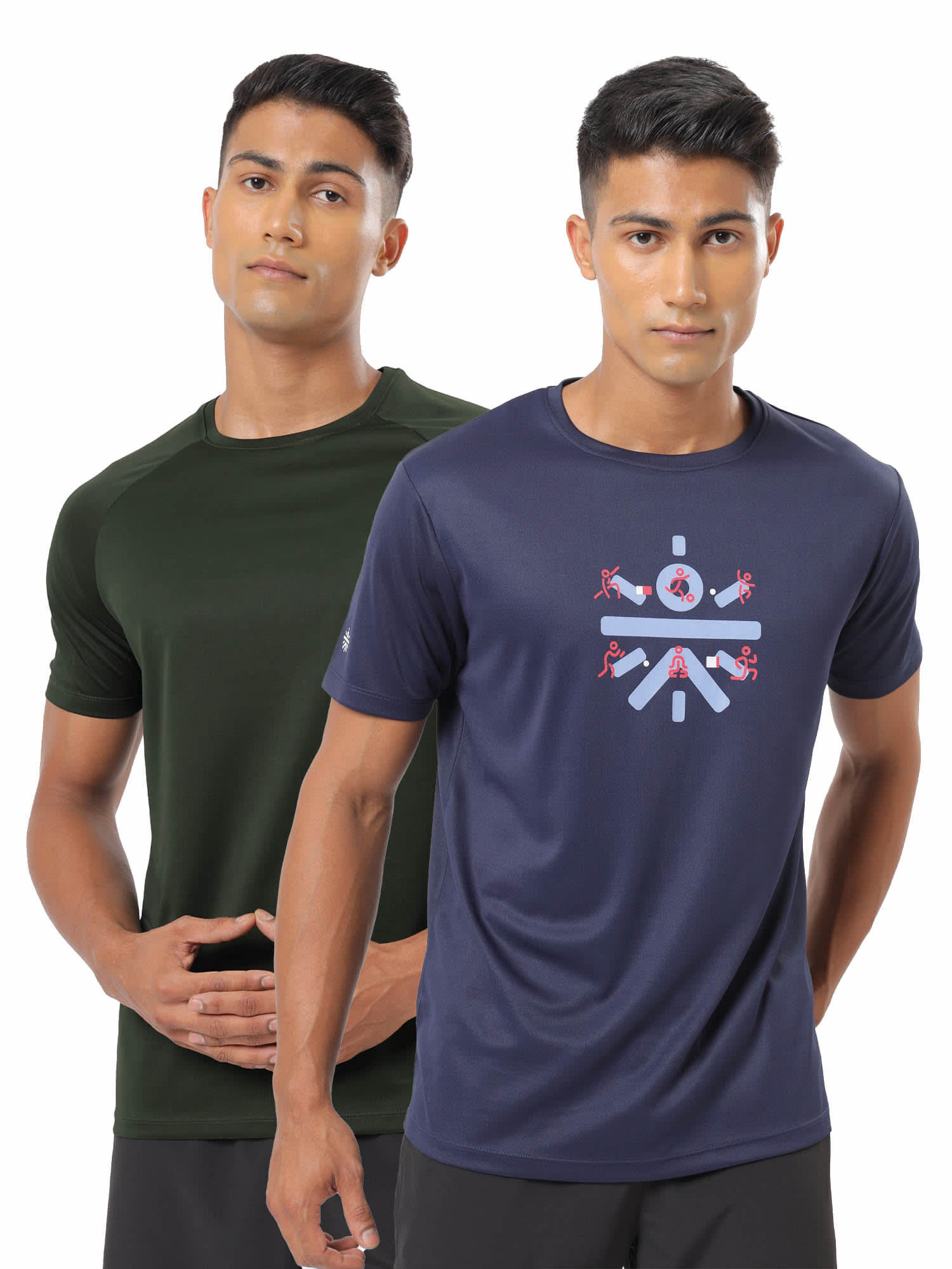 Performance T-shirt with Logo Pack of 2