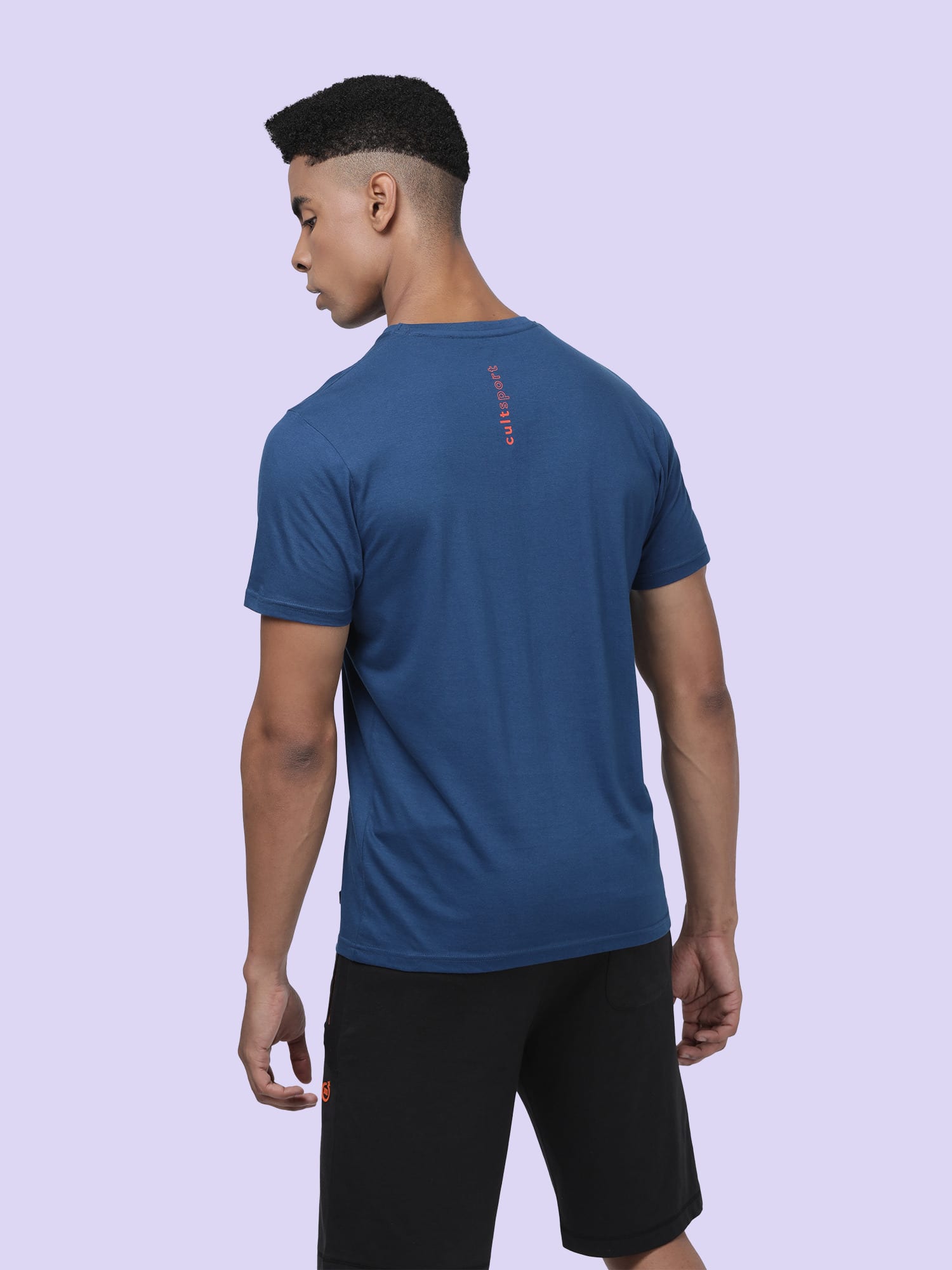 Everydays Ease Teal Blue Cotton Tee