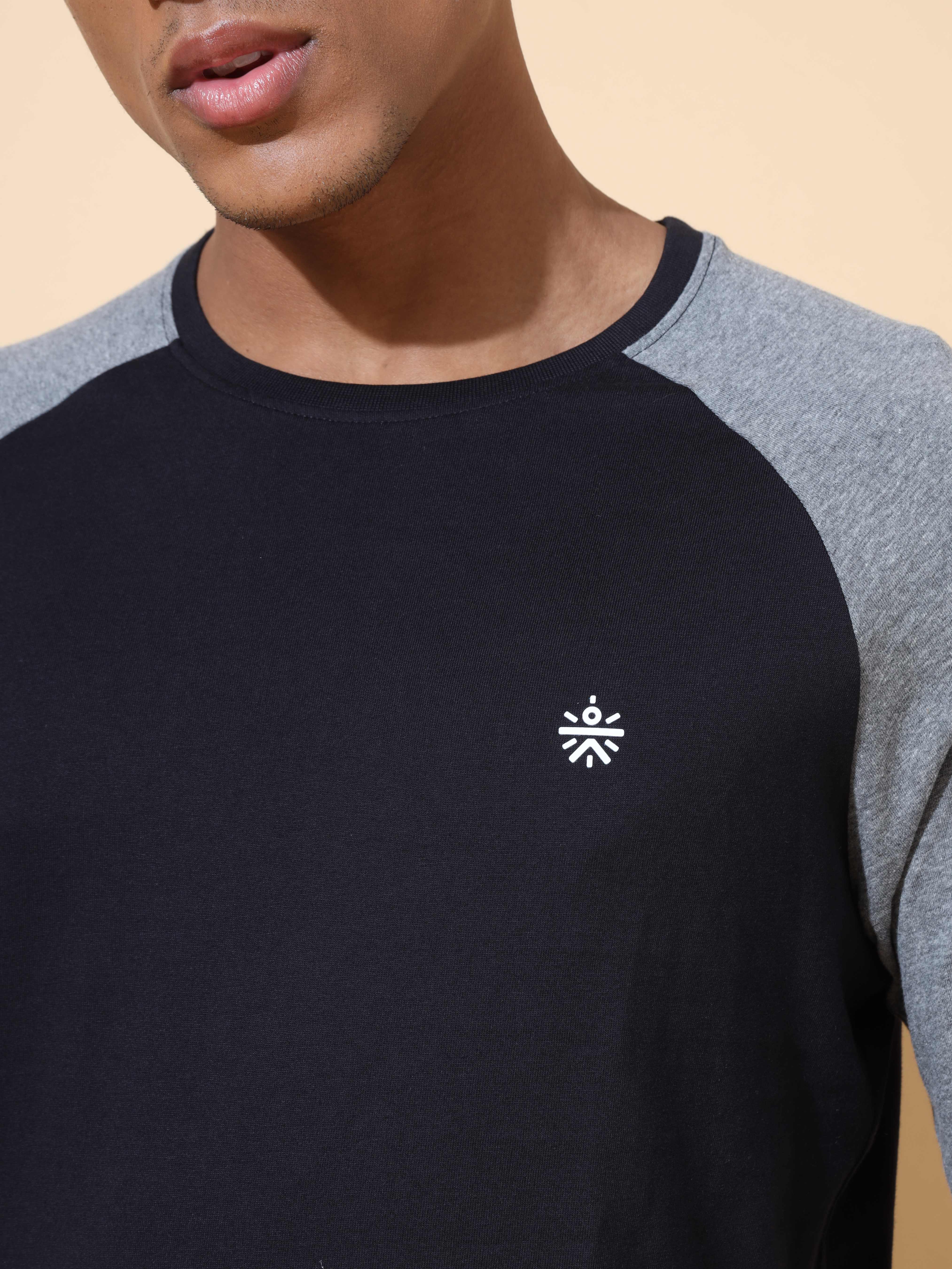 Raglan Sleeve Colourblock T-shirt