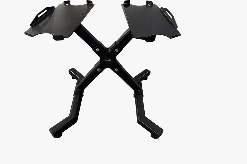 Cult Dumbbell Stand | 100 KG Weight Capacity | With Wheels & Tablet Holder | Protected Edges | Compact Home Gym Storage (6 Months extended Warranty only on Cultstore.com)