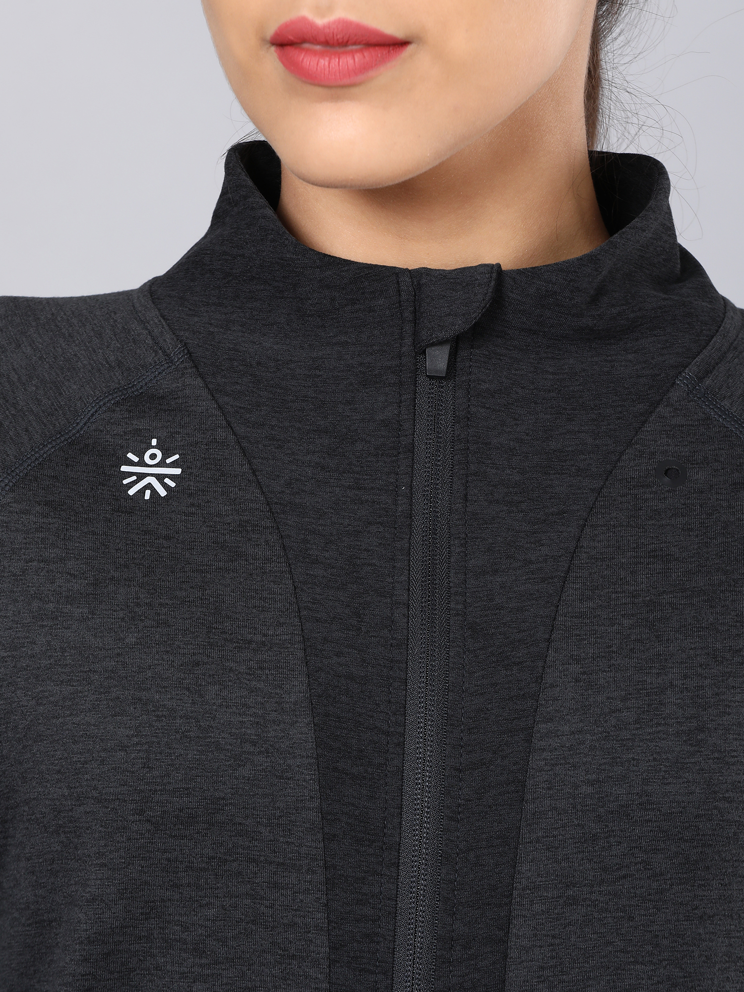 Vital Propel Black Zip Through Sweatshirt