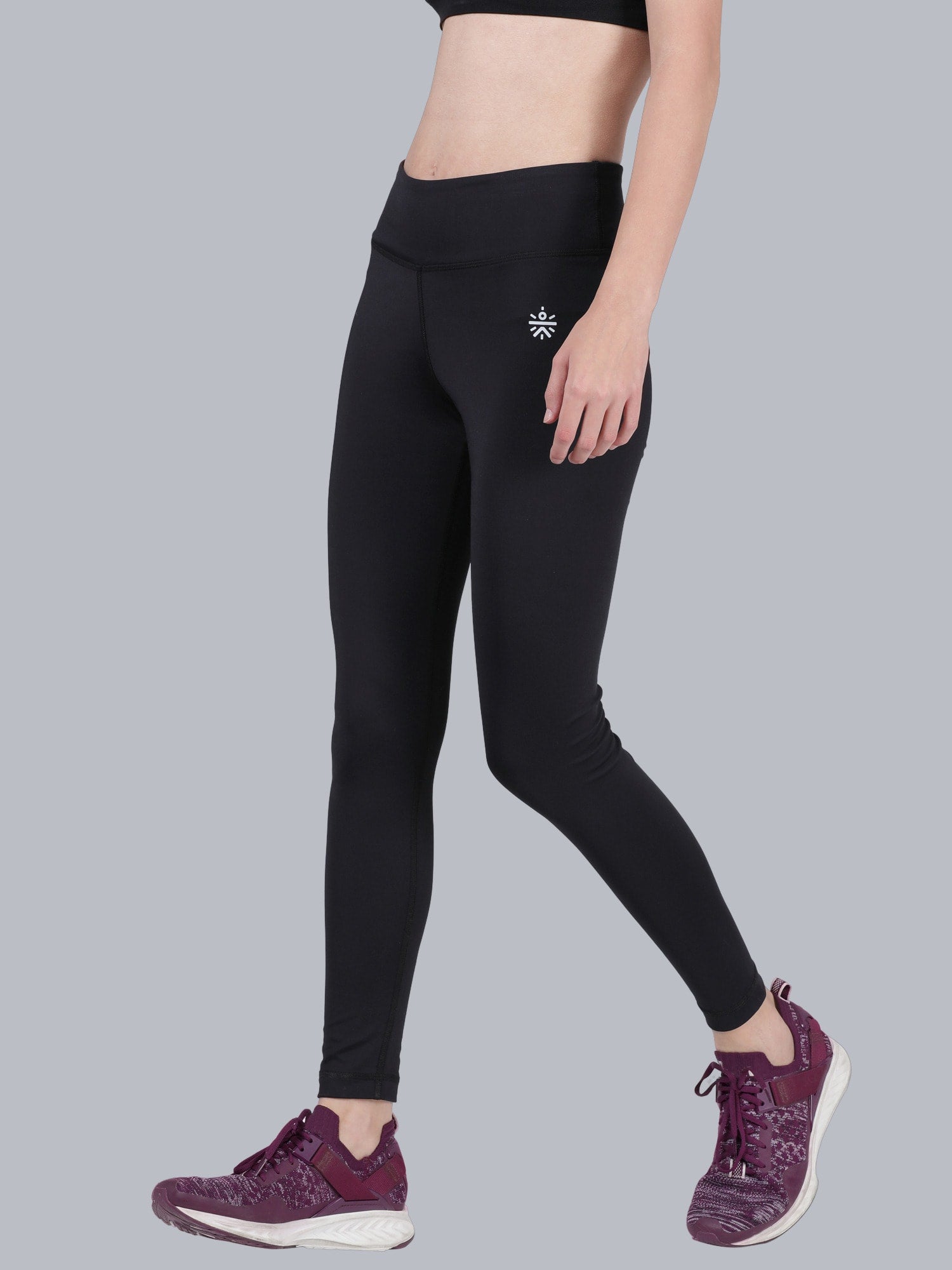 Signature Stripe Black Gym Leggings
