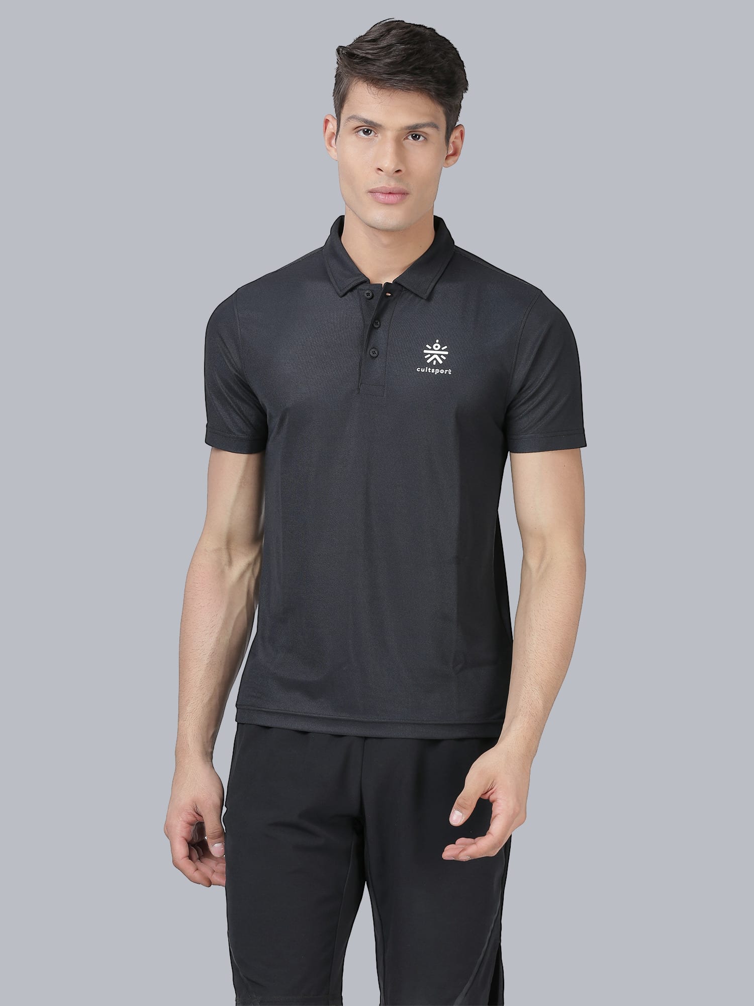 Everyday Athlete Polo T-shirt - Black