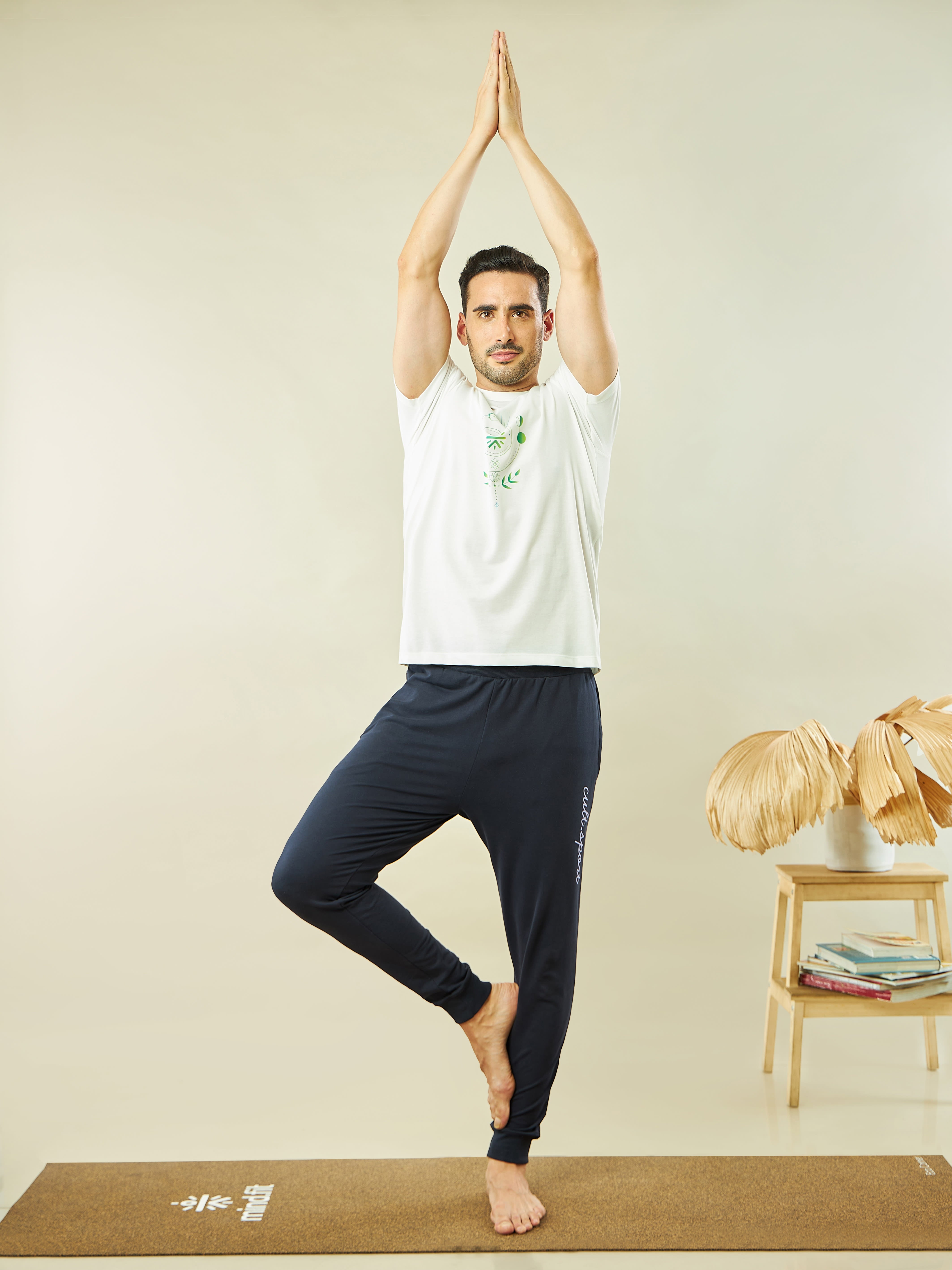 Graphic Print Yoga T-shirt