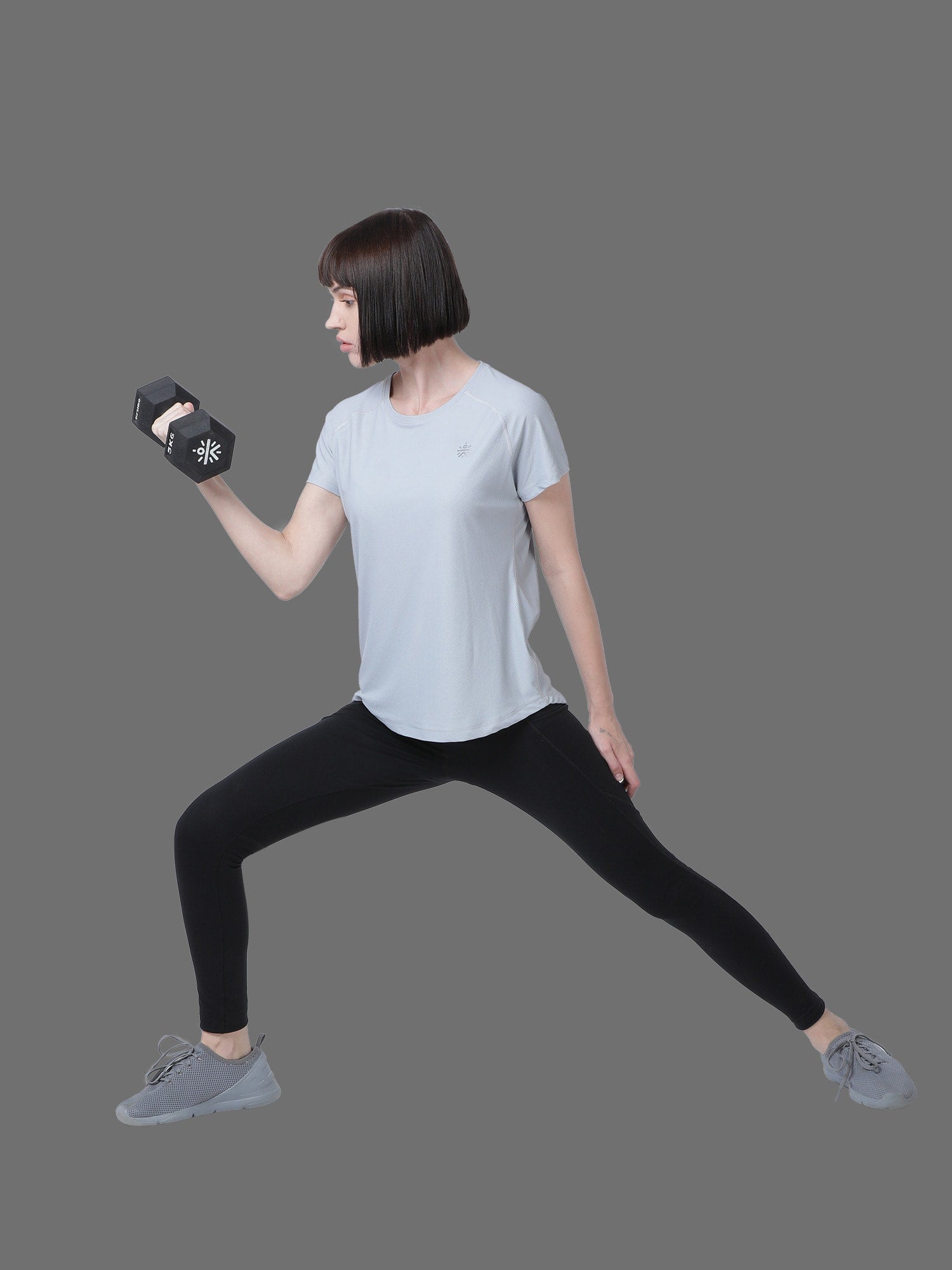 Vital Rep Grey Training Slim Tee