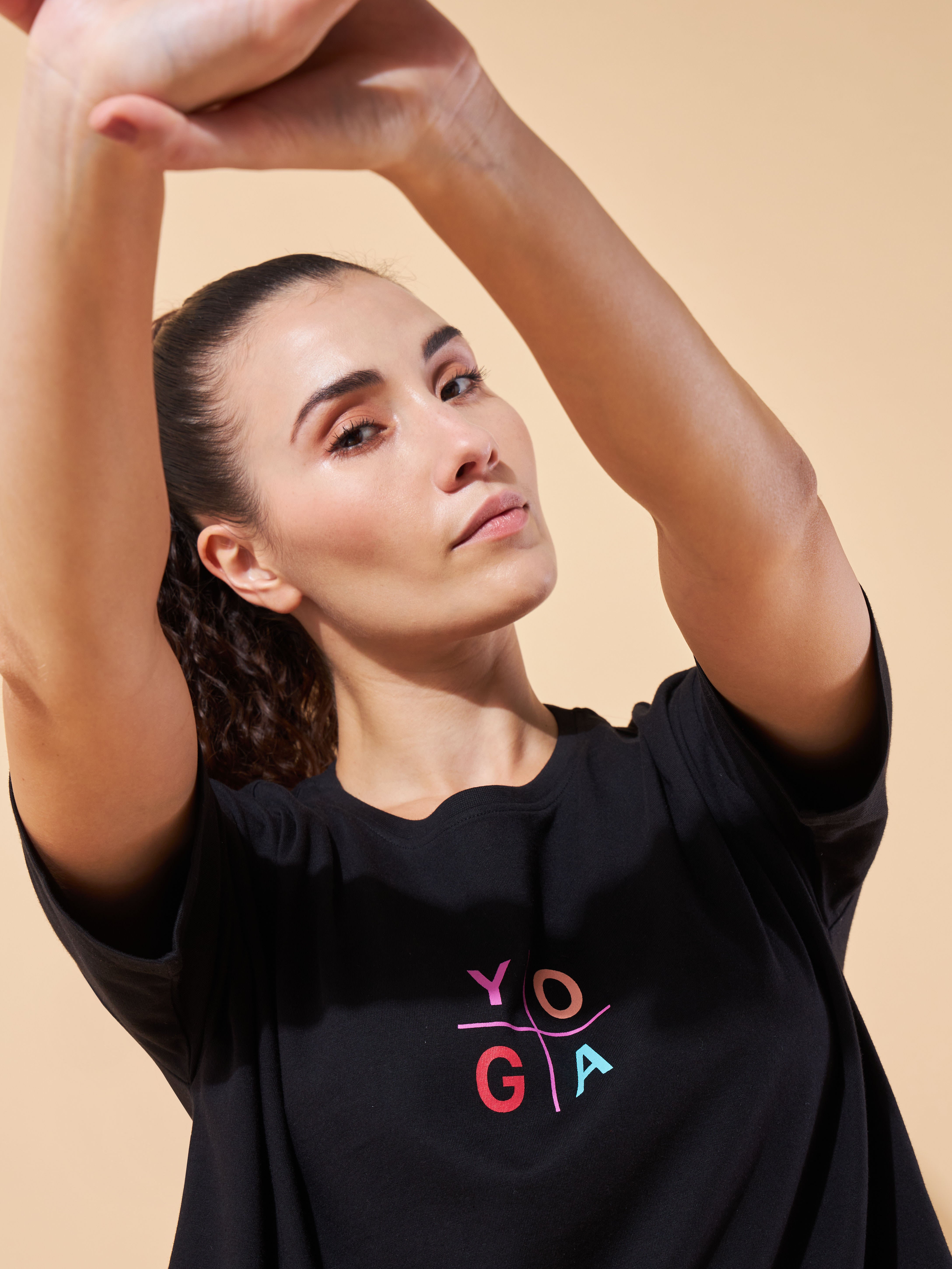 Yoga Cotton Boxy Graphic T-shirt