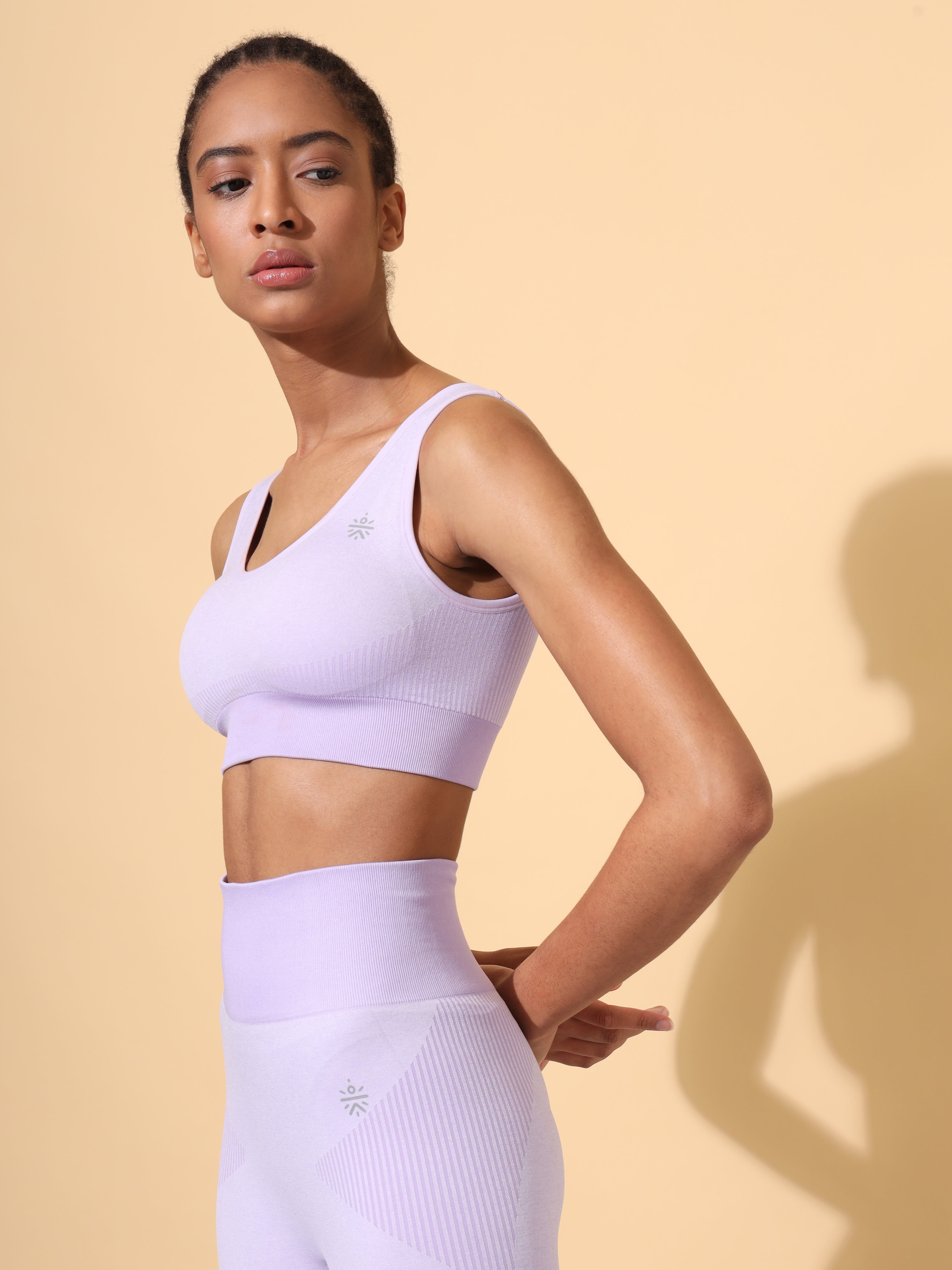 Seamless Stripped Co-ord Set