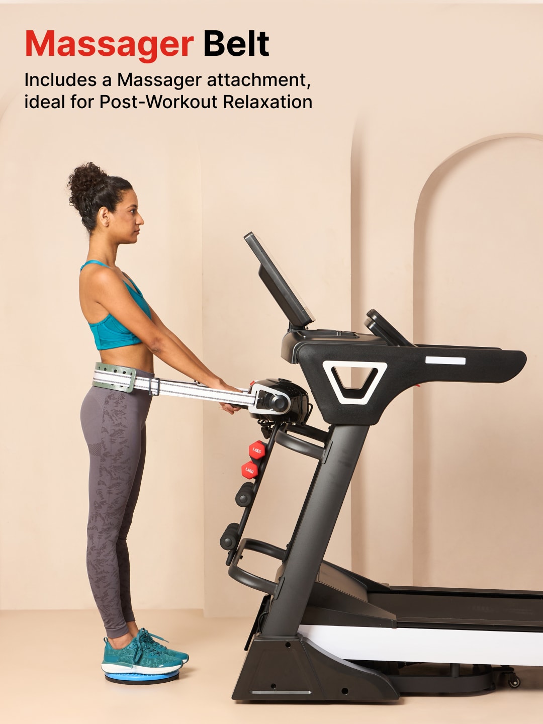 RPM Active1100DCM 6HP Peak Treadmill | 15-level Auto-Incline | Max Weight-140kg | Max Speed-18kmph (with 6 months extended warranty)