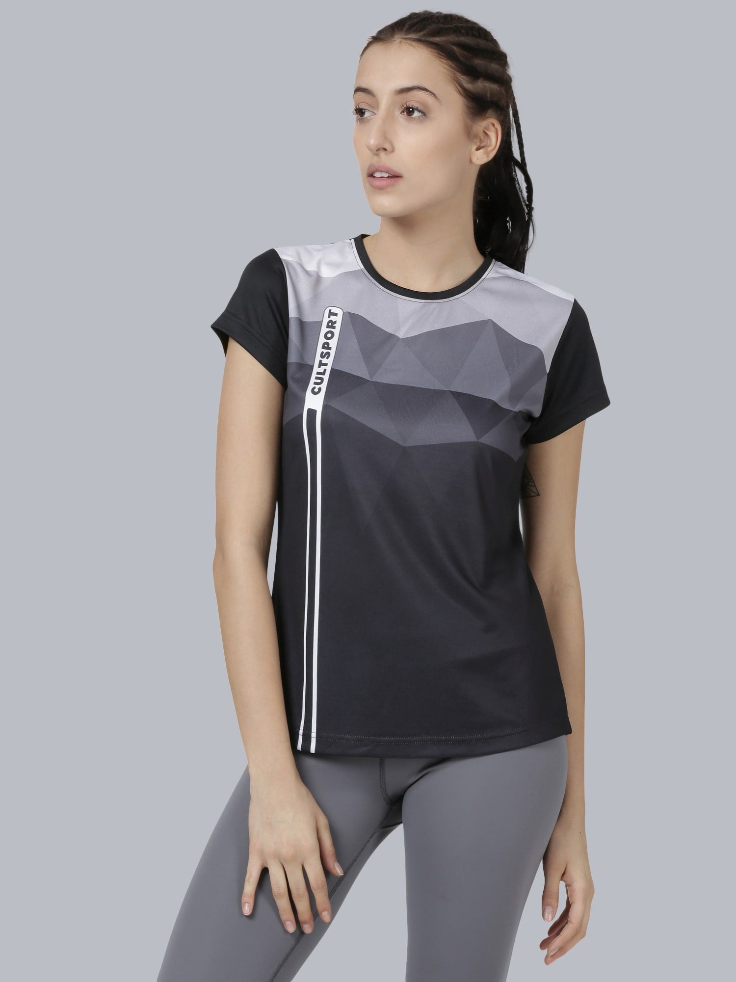 Dugout Pyramid Black Relaxed Tee