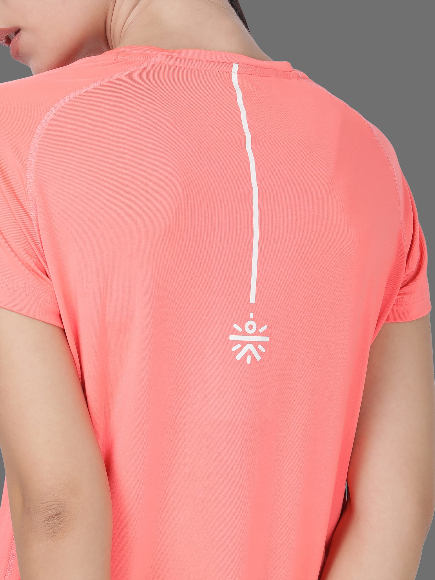Vital Rep Peach Training Slim Tee