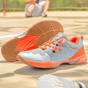 Avant Men's FluidX 2.0 Badminton Shoes-Grey/Orange