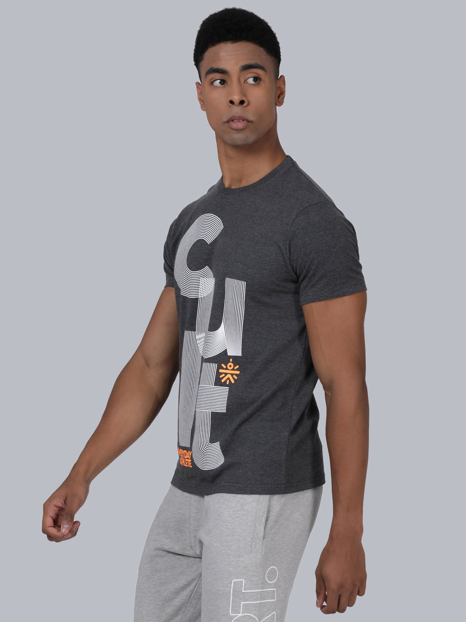 Signature Cult Grey Casual Tee