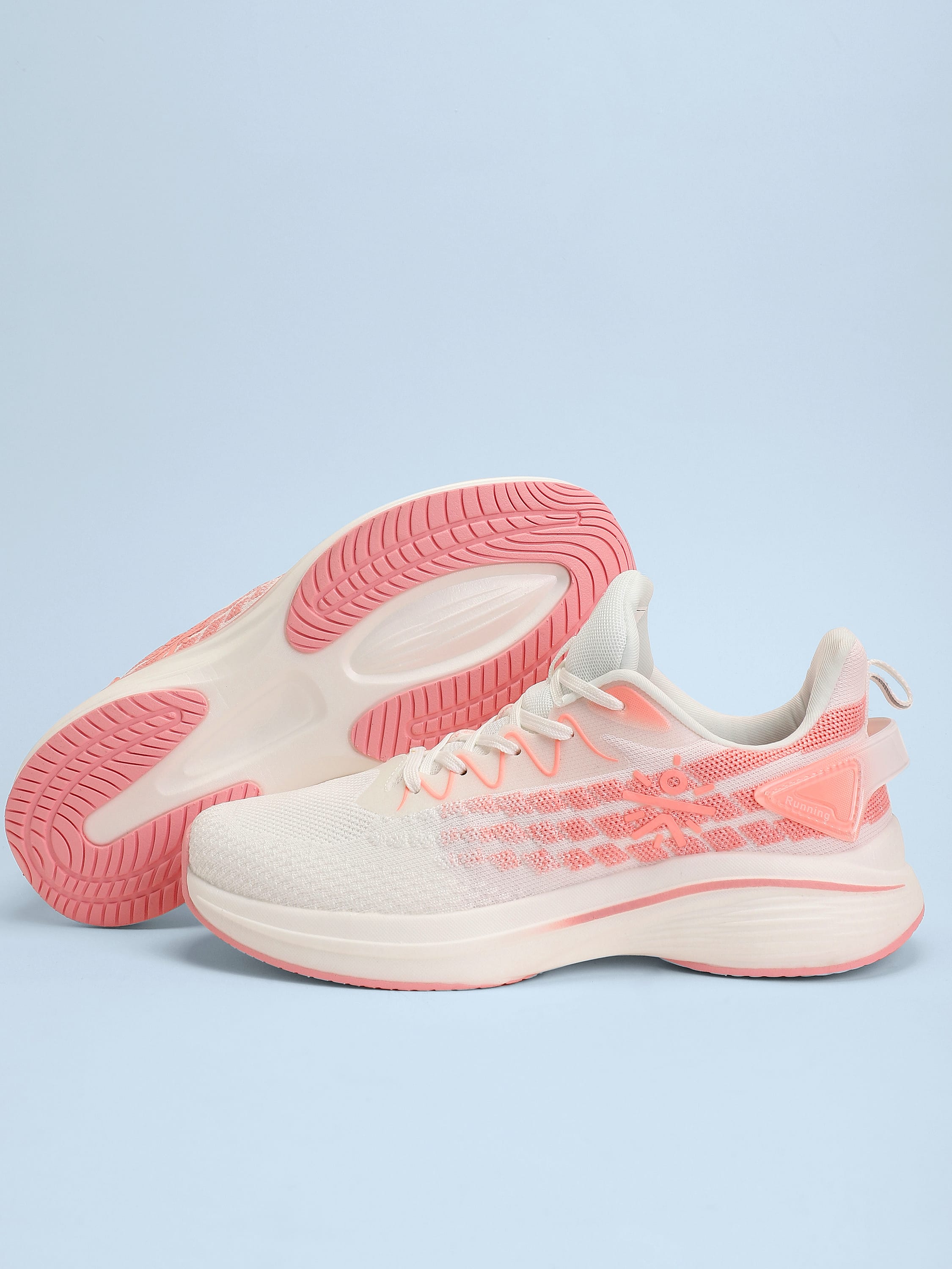 cult Active Women Running Shoes - White/Peach