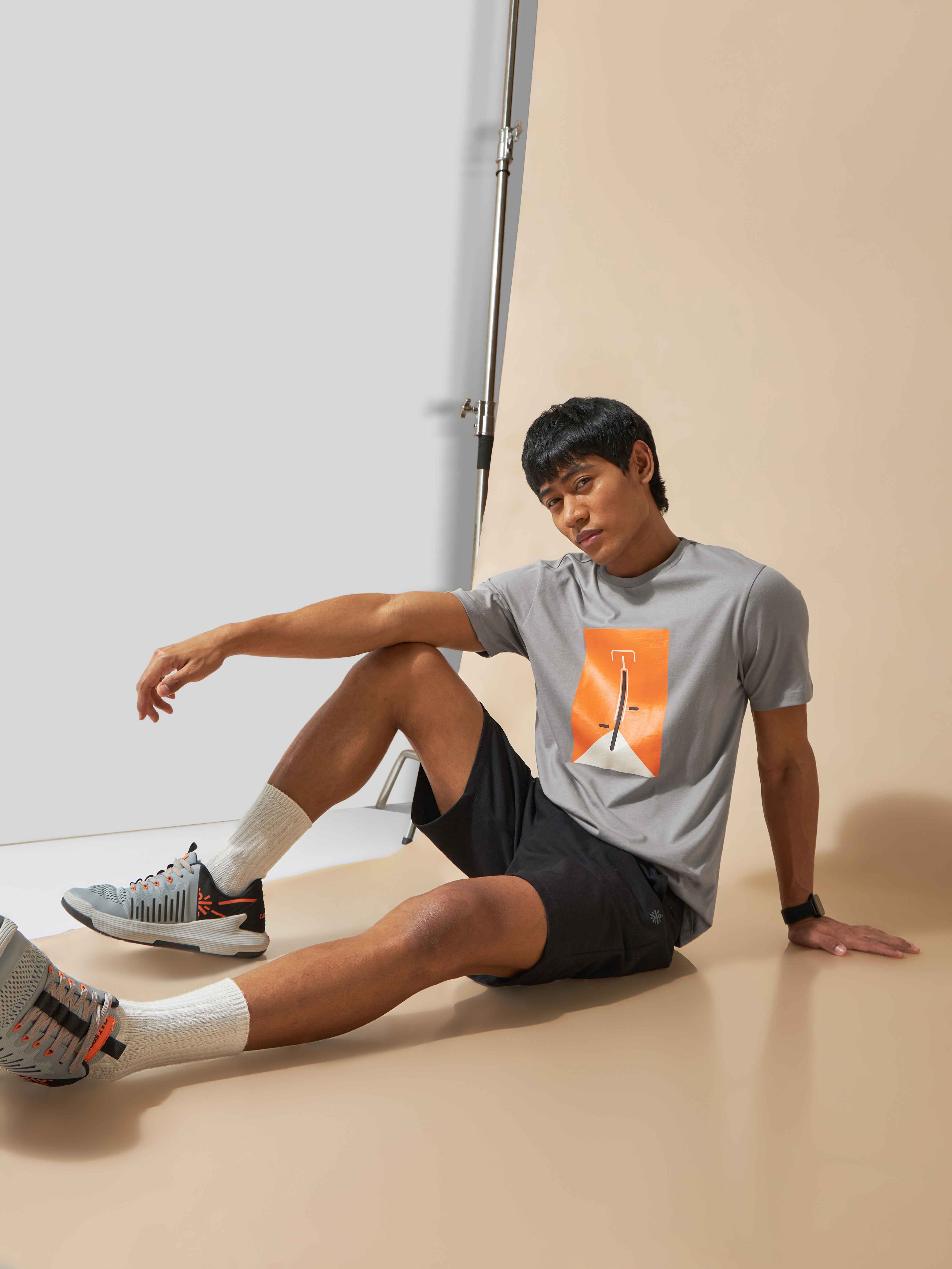 Cyclist Iconographic Print T-shirt