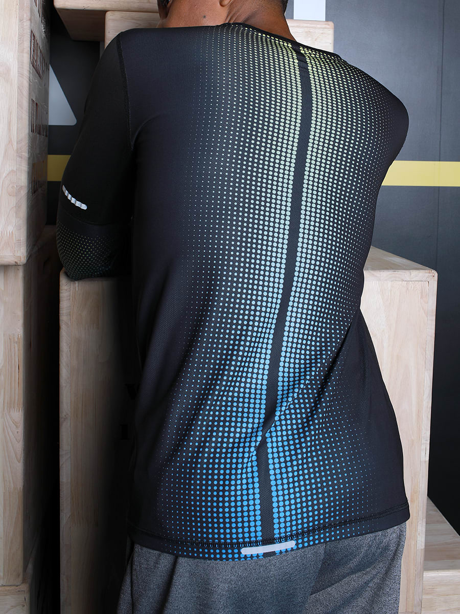 Men Signature Black/Blue Insignia Tee