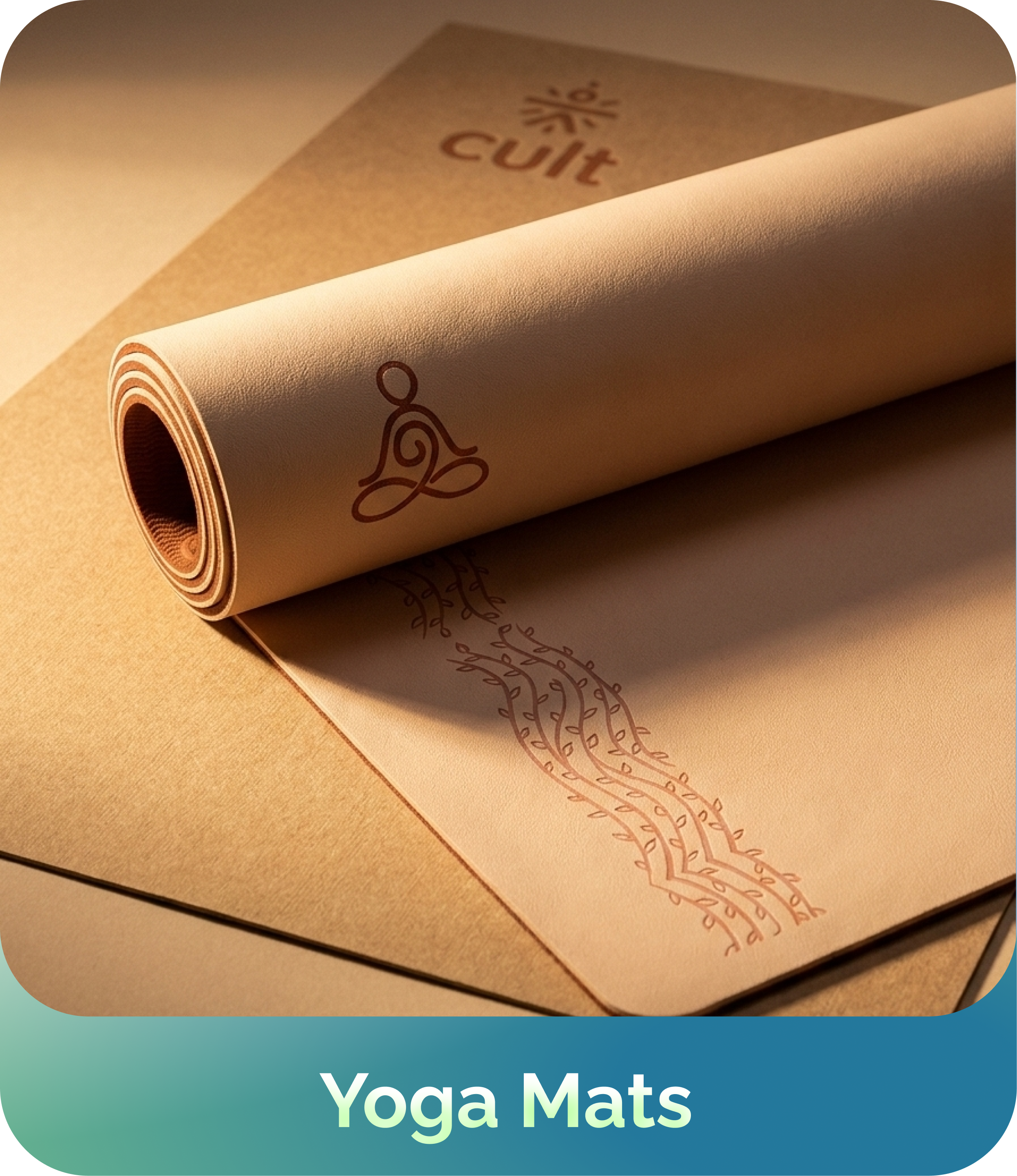 Yoga mats card