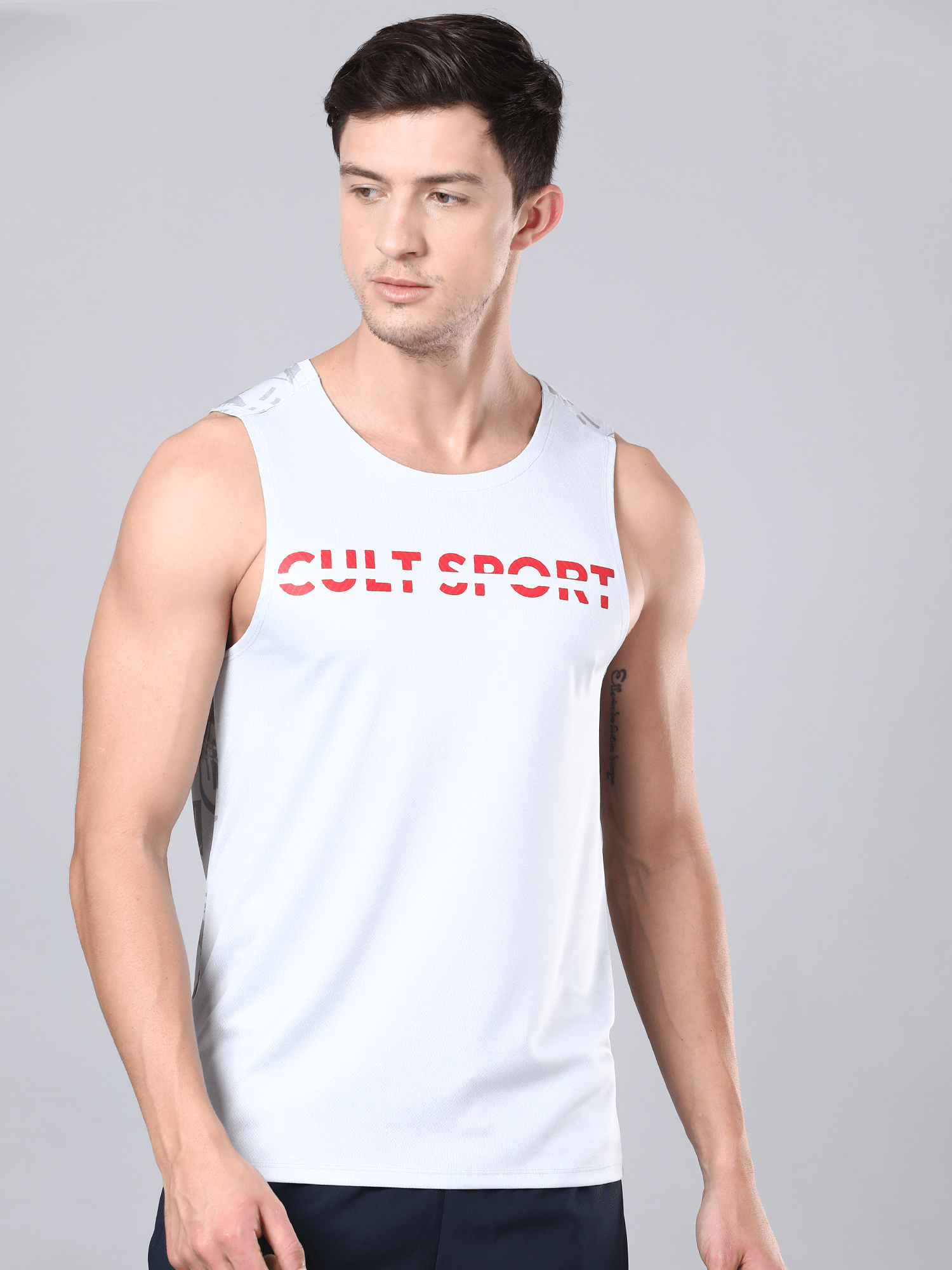 Dugout Houndstooth Grey Tank