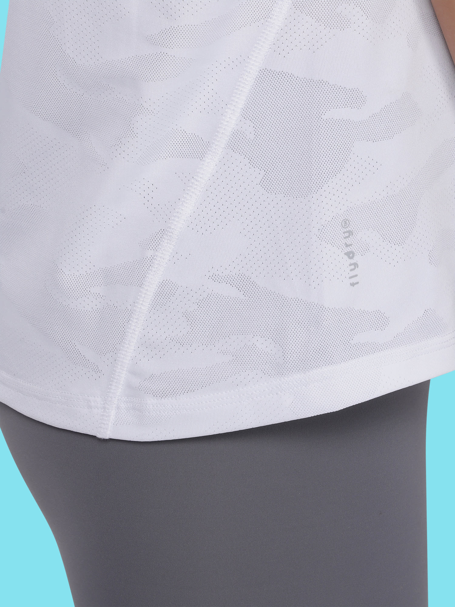 Vital Air White Camo Running Relaxed Tee