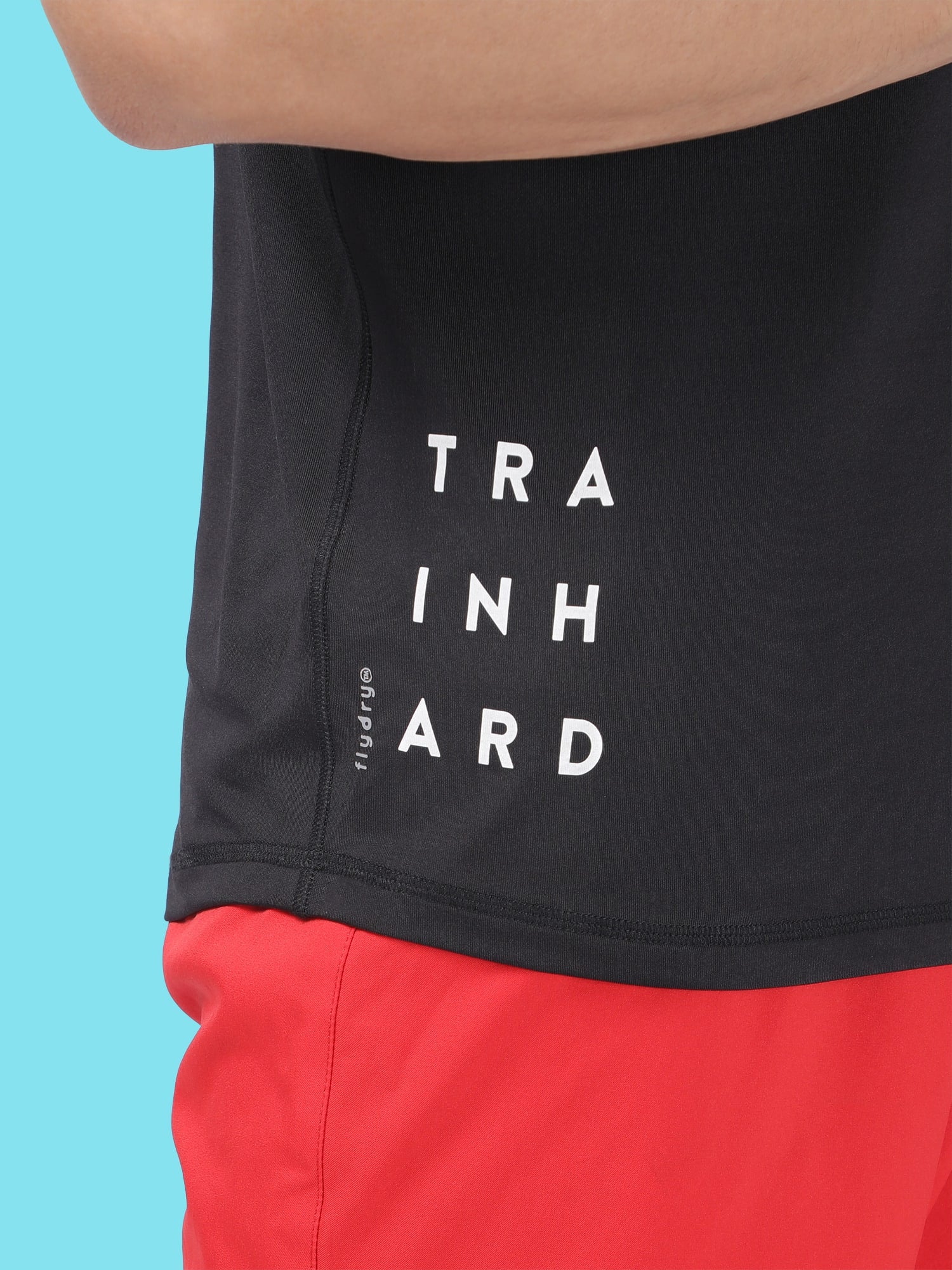 Vital Train Hard Black Tee