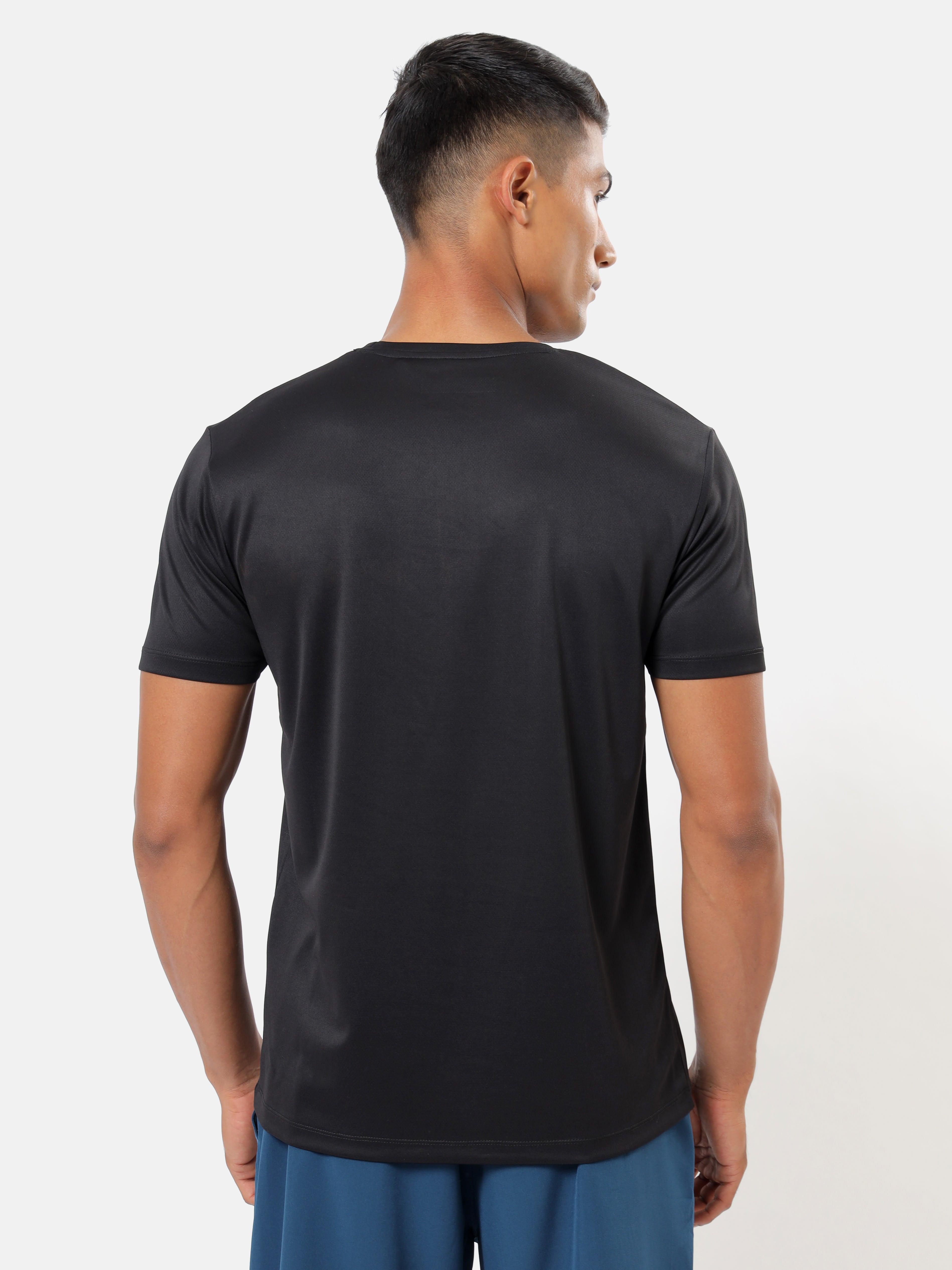 Textured Performance T-shirt with Logo Pack of 3