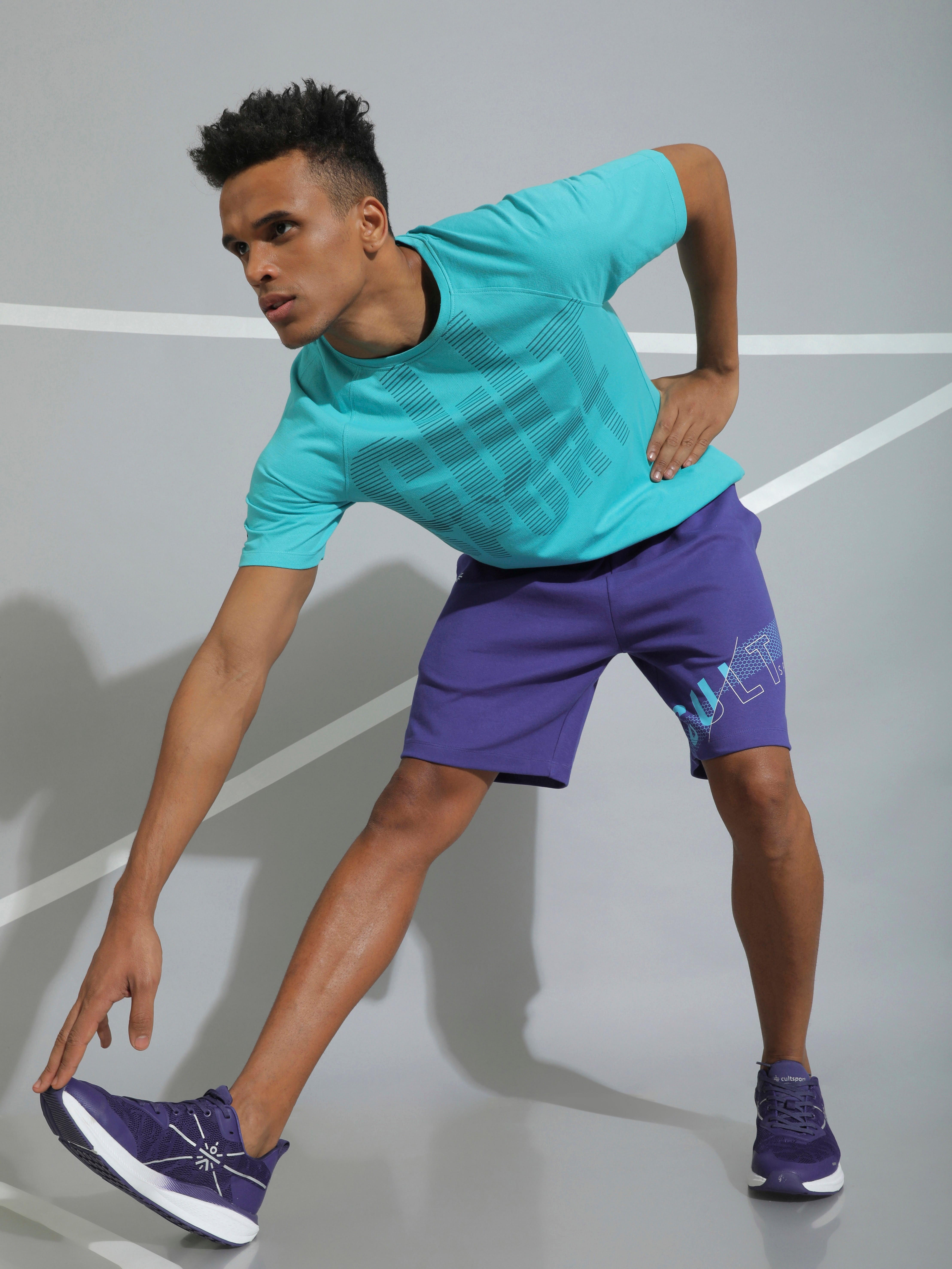 Placement Print Active Shorts