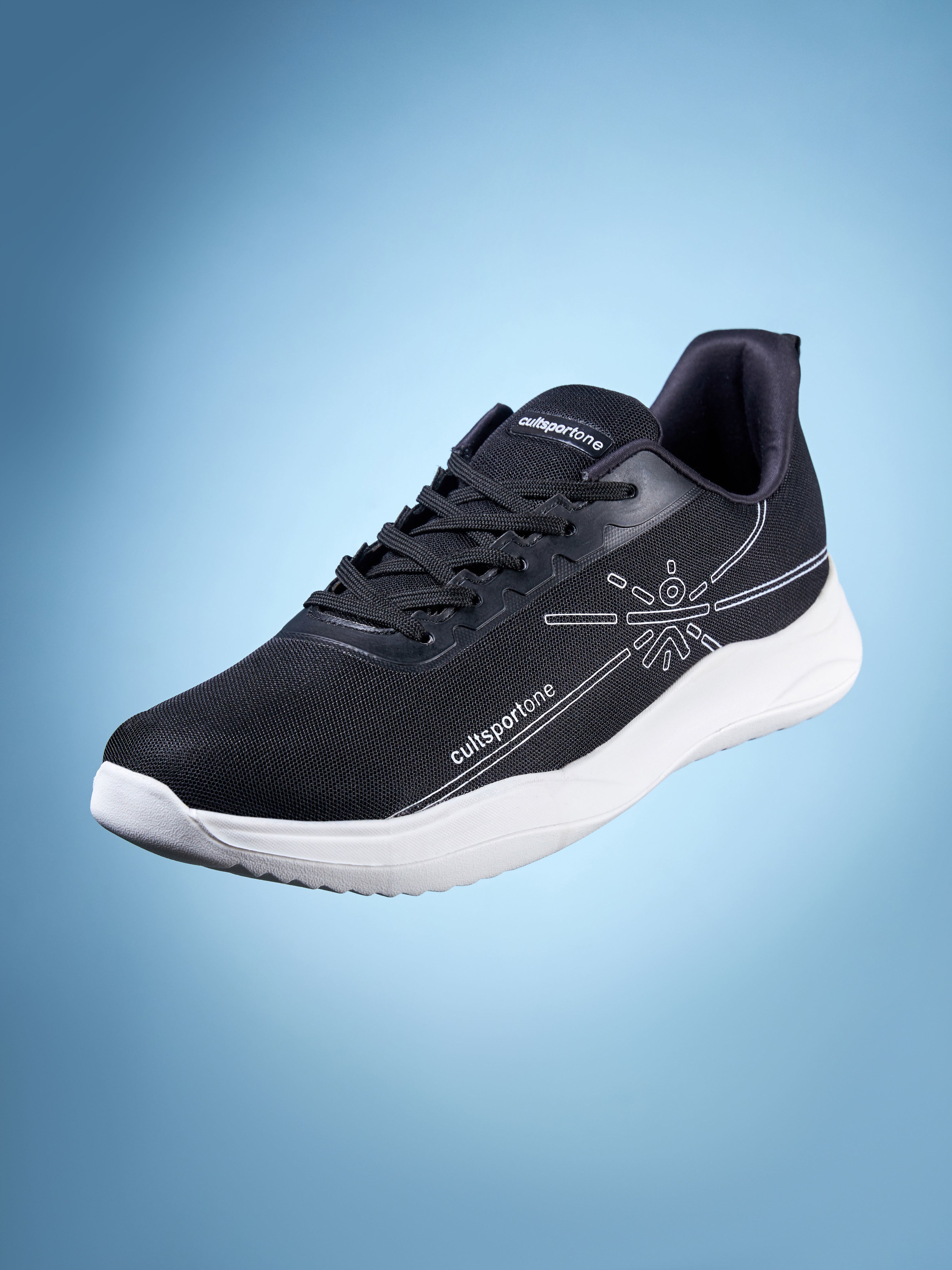 cult Rush Men Running Shoes - Black