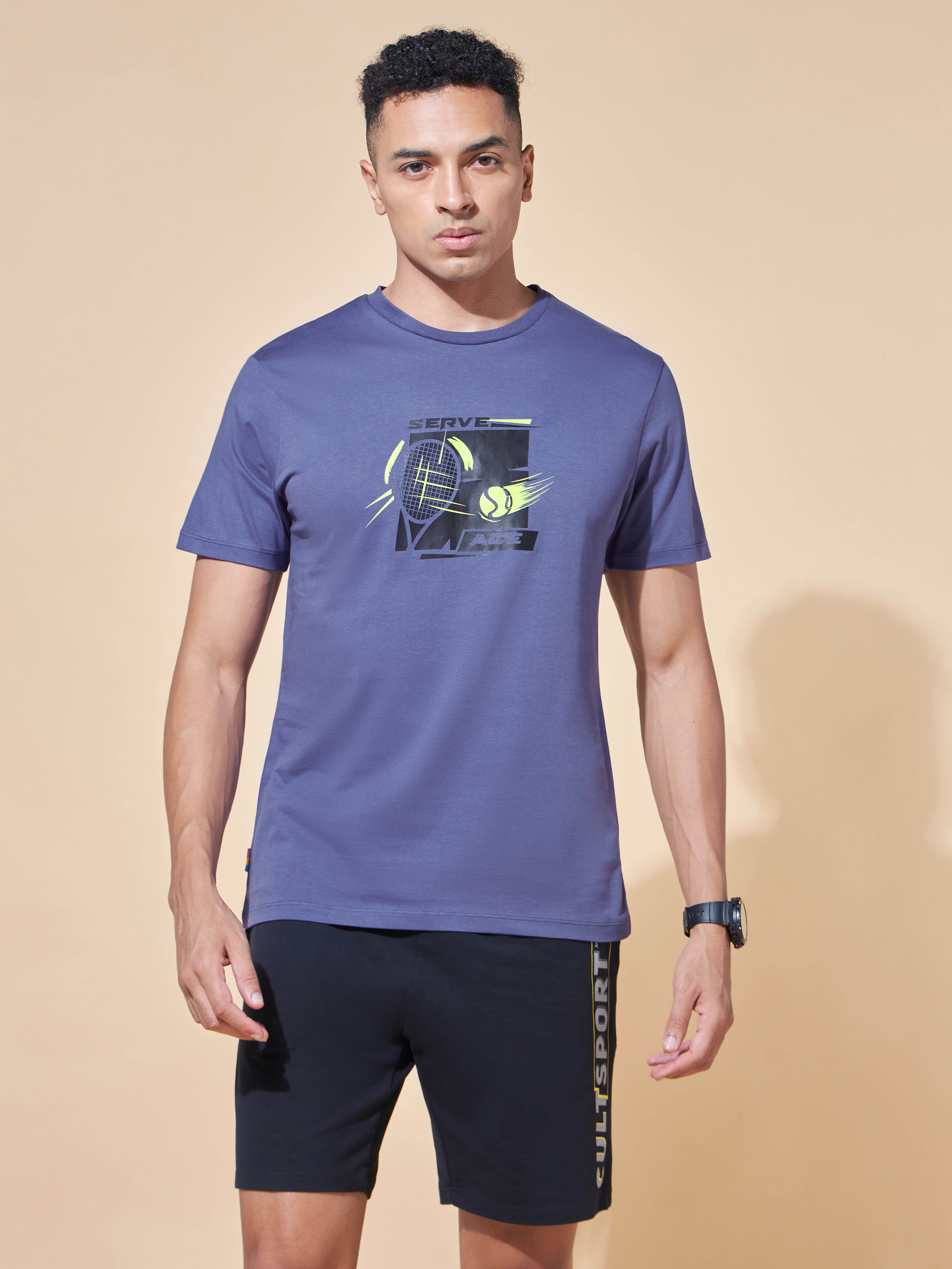 Tennis Ace Print T-shirt