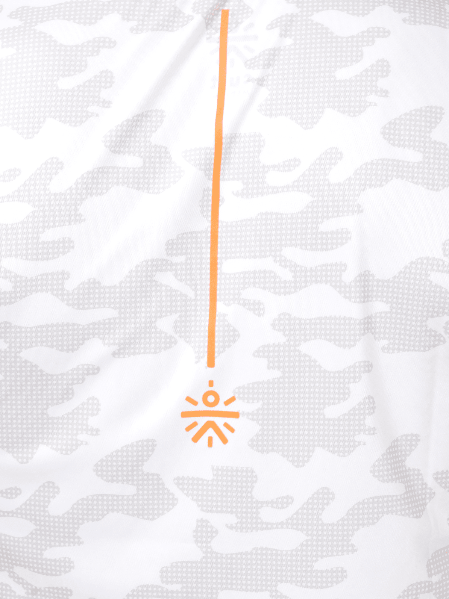 Men's Urban Camo Slim White Training Tee