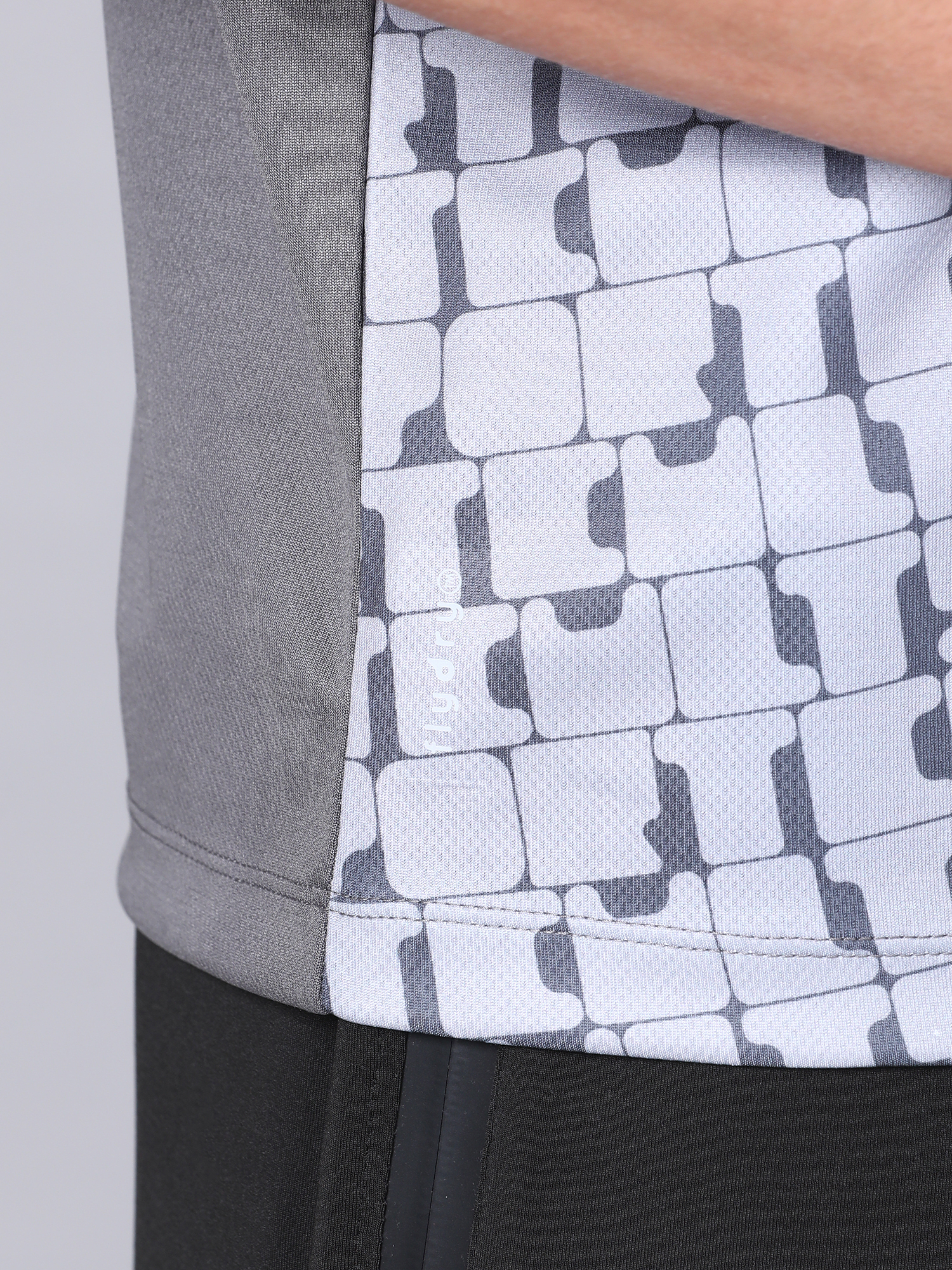 Dug Out Puzzle Grey Workout Tee