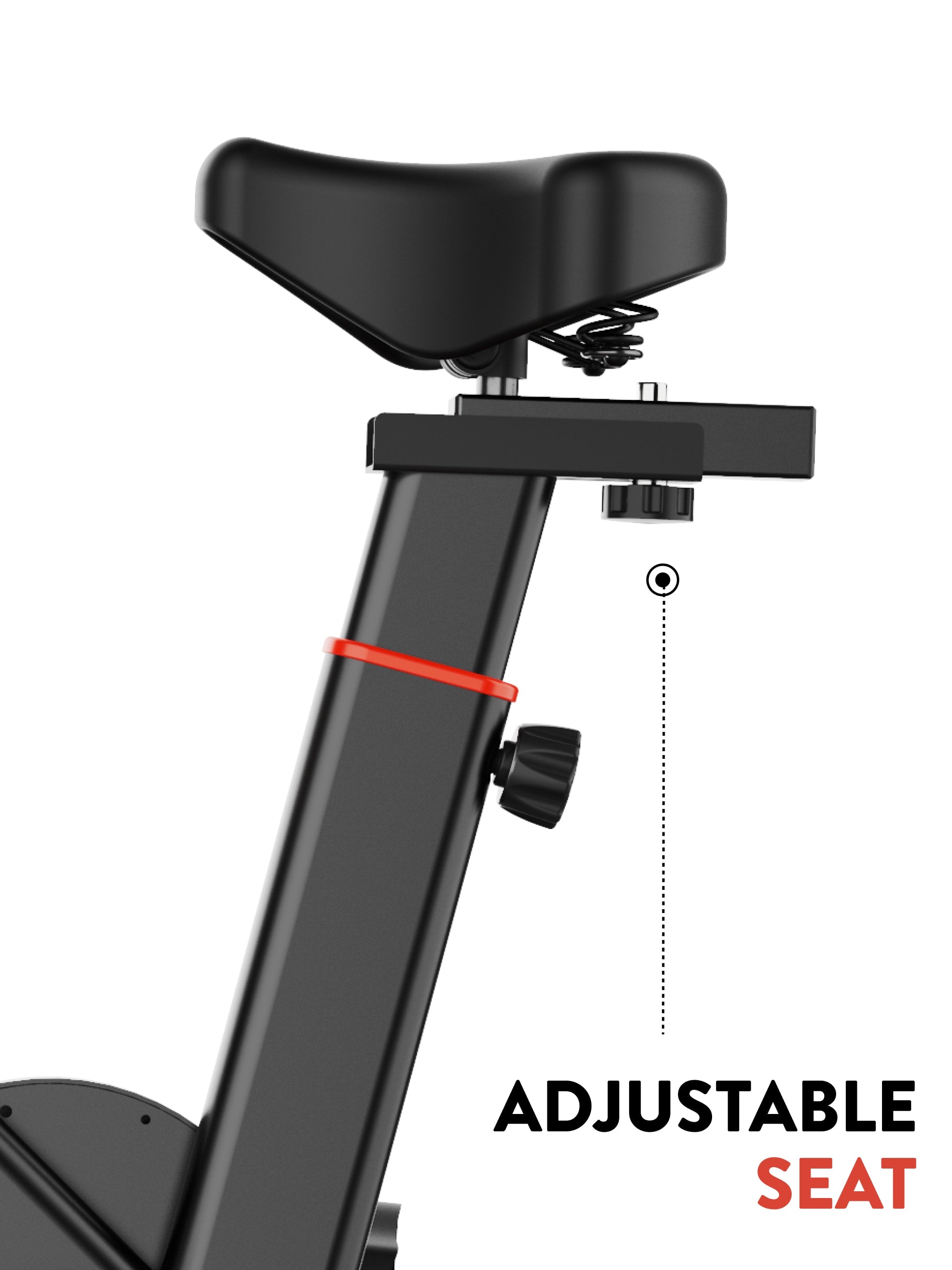 FK1000 Spinbike | 4kg Flywheel | Max Weight 120kg | Friction Resistance |  Red (with 6 months extended warranty)