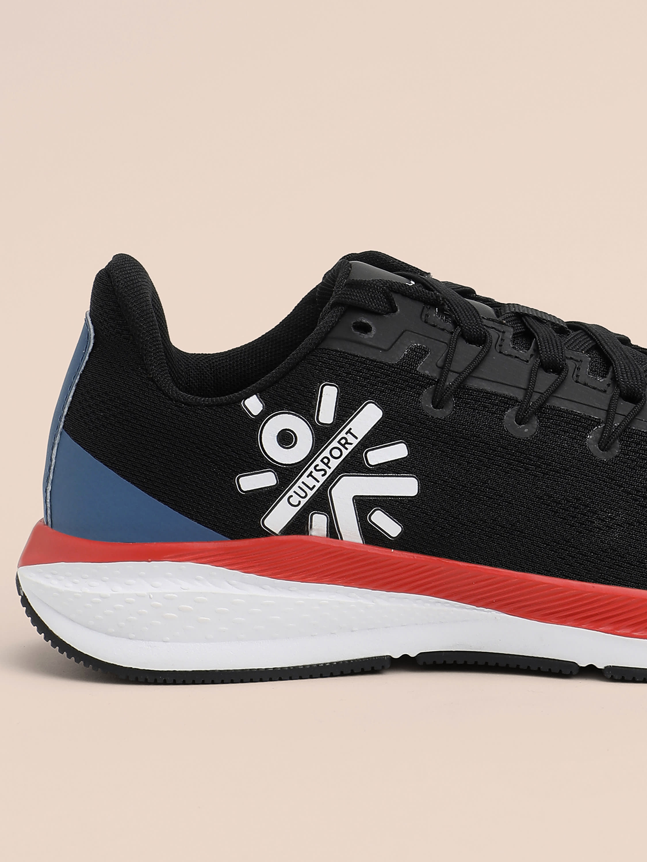 cult Firebird Women Running Shoes - Black/Red/Blue