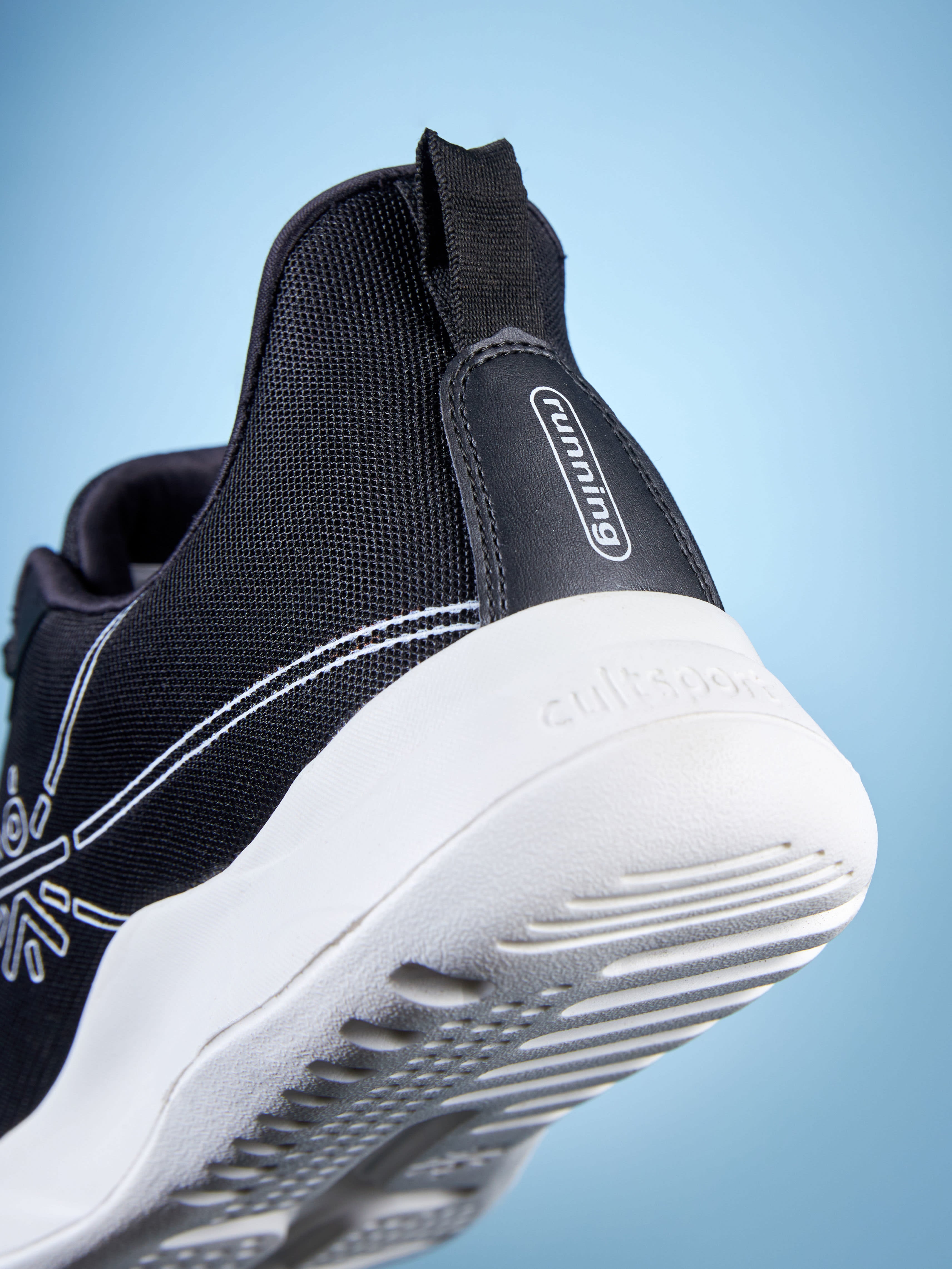 cult Rush Men Running Shoes - Black