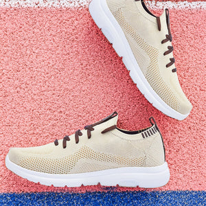 Avant Men's Everglide Running Shoes-Cream