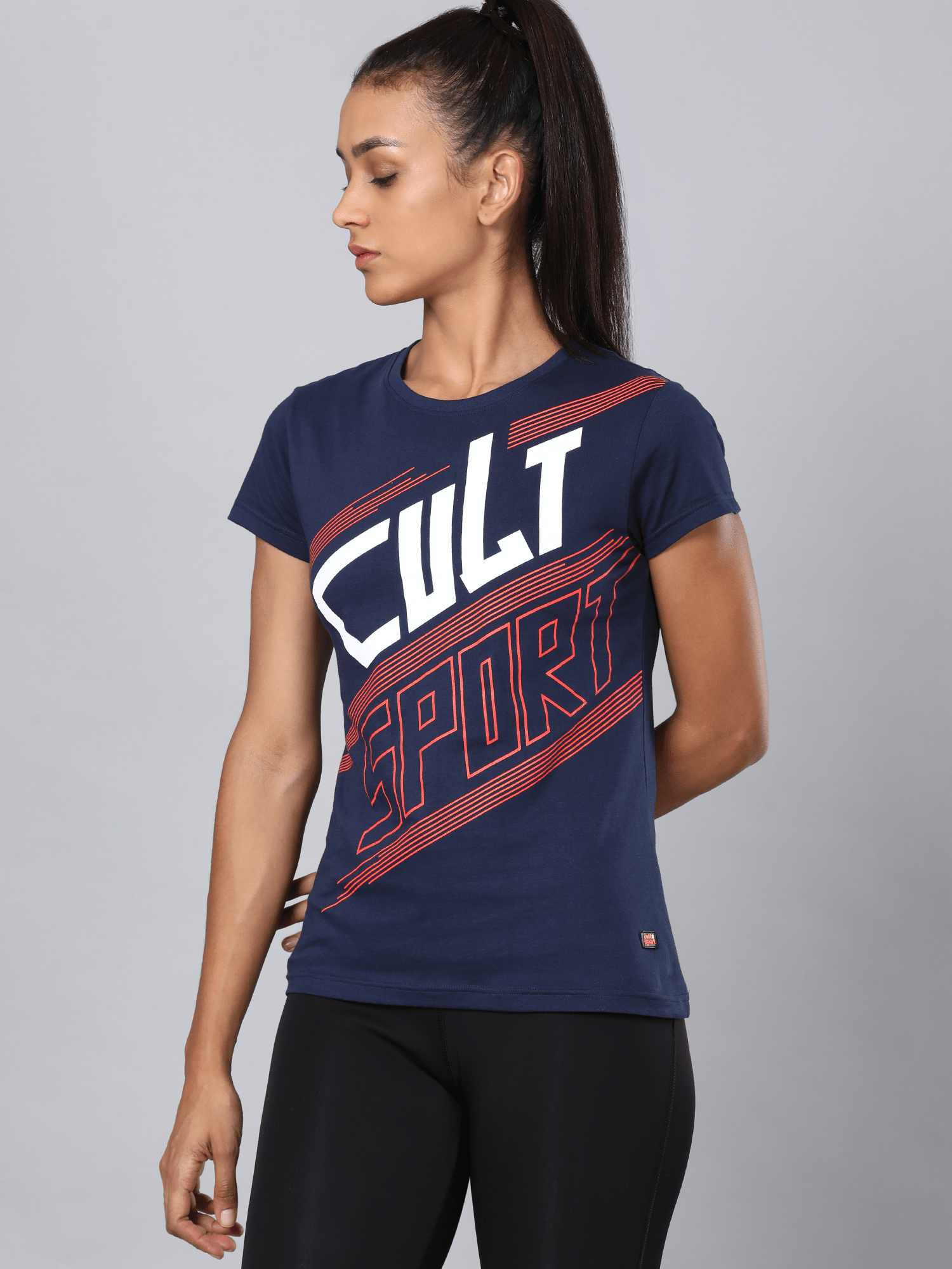Signature CultBoost Navy Workout Tee