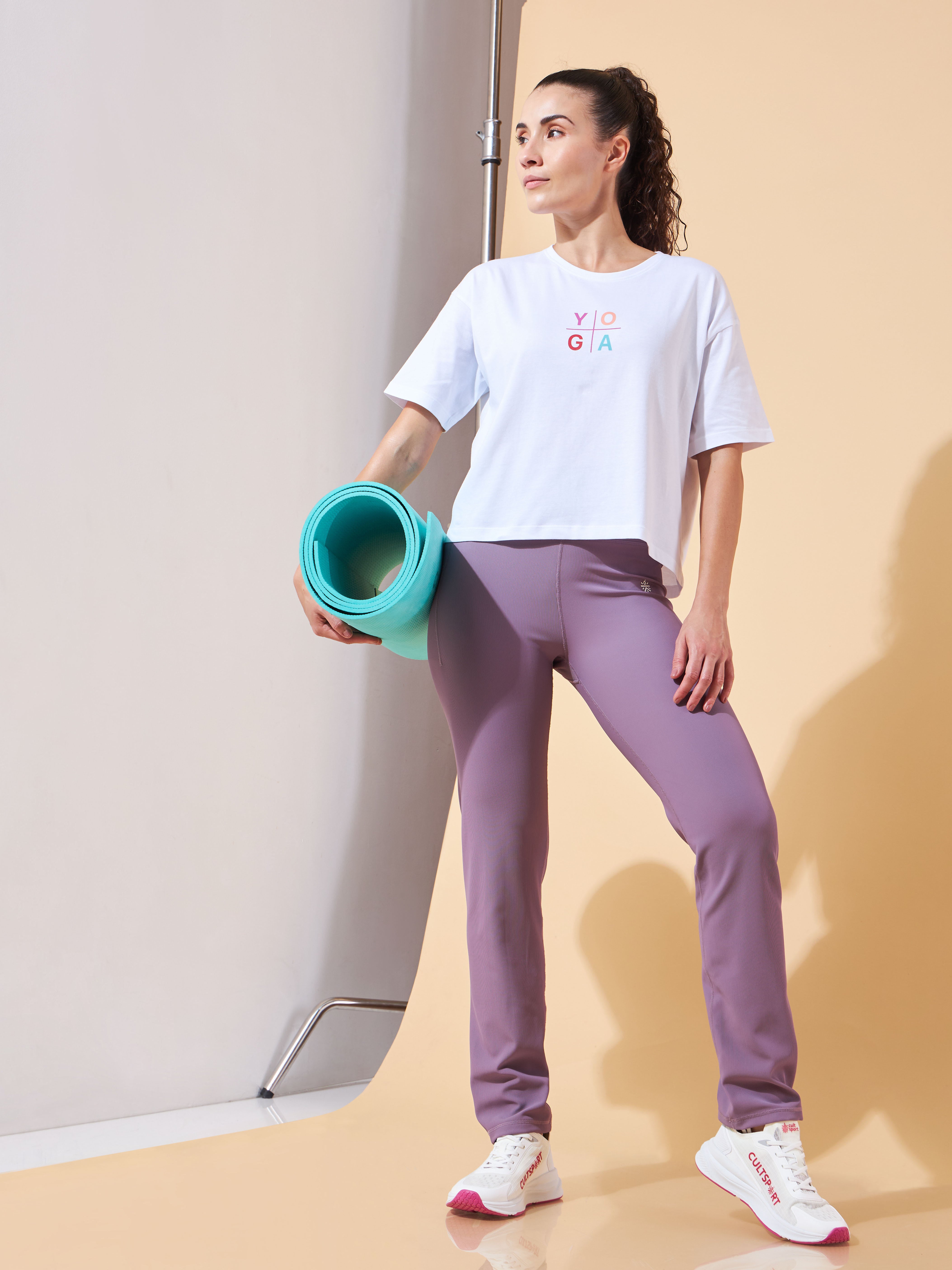 Yoga Cotton Boxy Graphic T-shirt