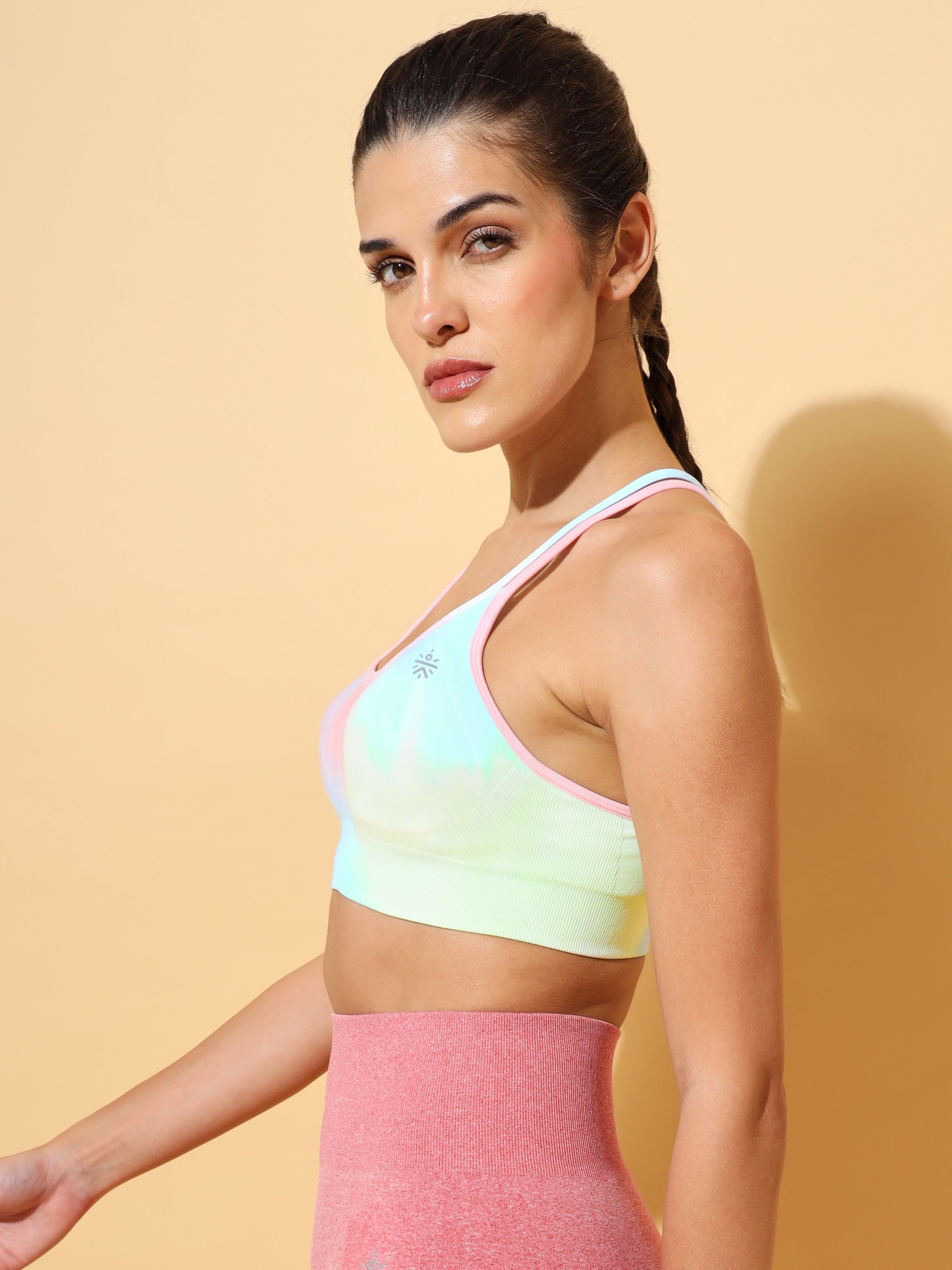 Tie Dye Seamless Medium Impact Sports Bra
