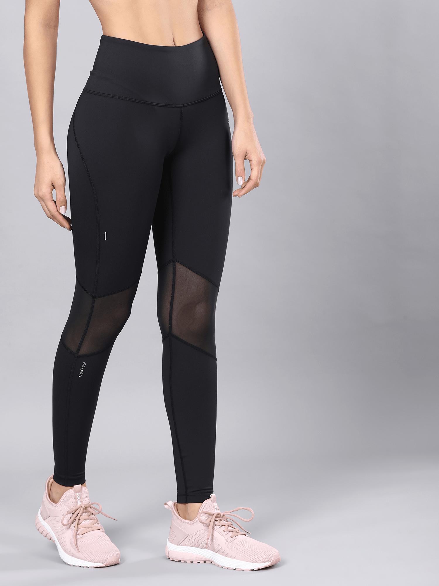 AbsoluteFit Power Mesh Black workout Leggings