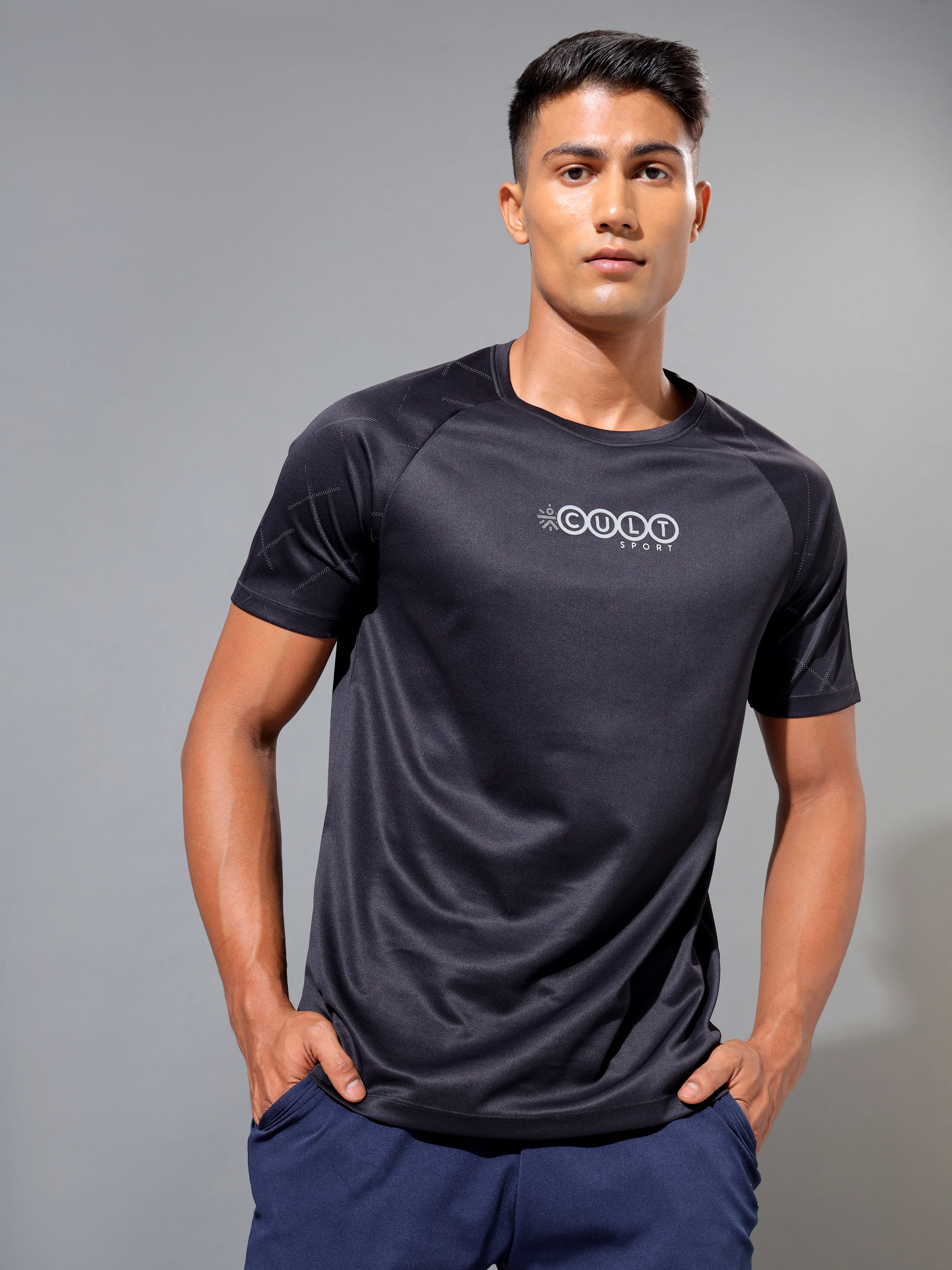 Performance T-shirt with Chest Print