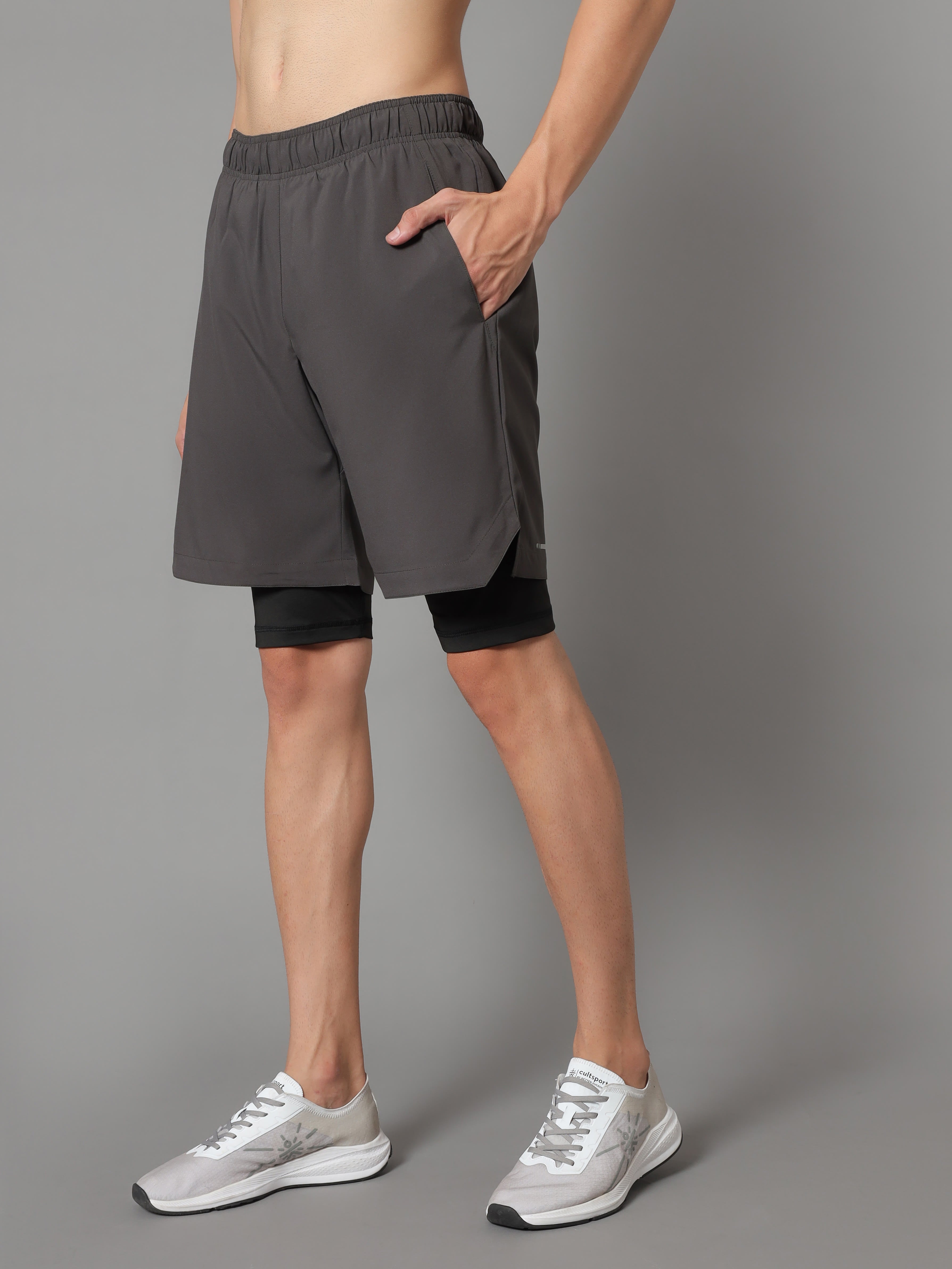 Workout Shorts with Inner Tights