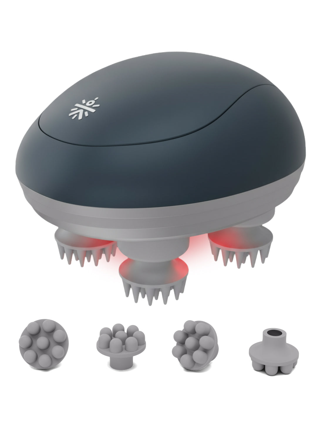Buy Cult Aura Head Massager with Red Light Therapy | Silicone Heads with 4 Extra Attachments for Stress Relief & Relaxation Online in India | Cult Store Buy Cult Aura Head Massager with Red Light Therapy | Silicone Heads with 4 Extra Attachments for Stress Relief & Relaxation Online in India | Cult Store